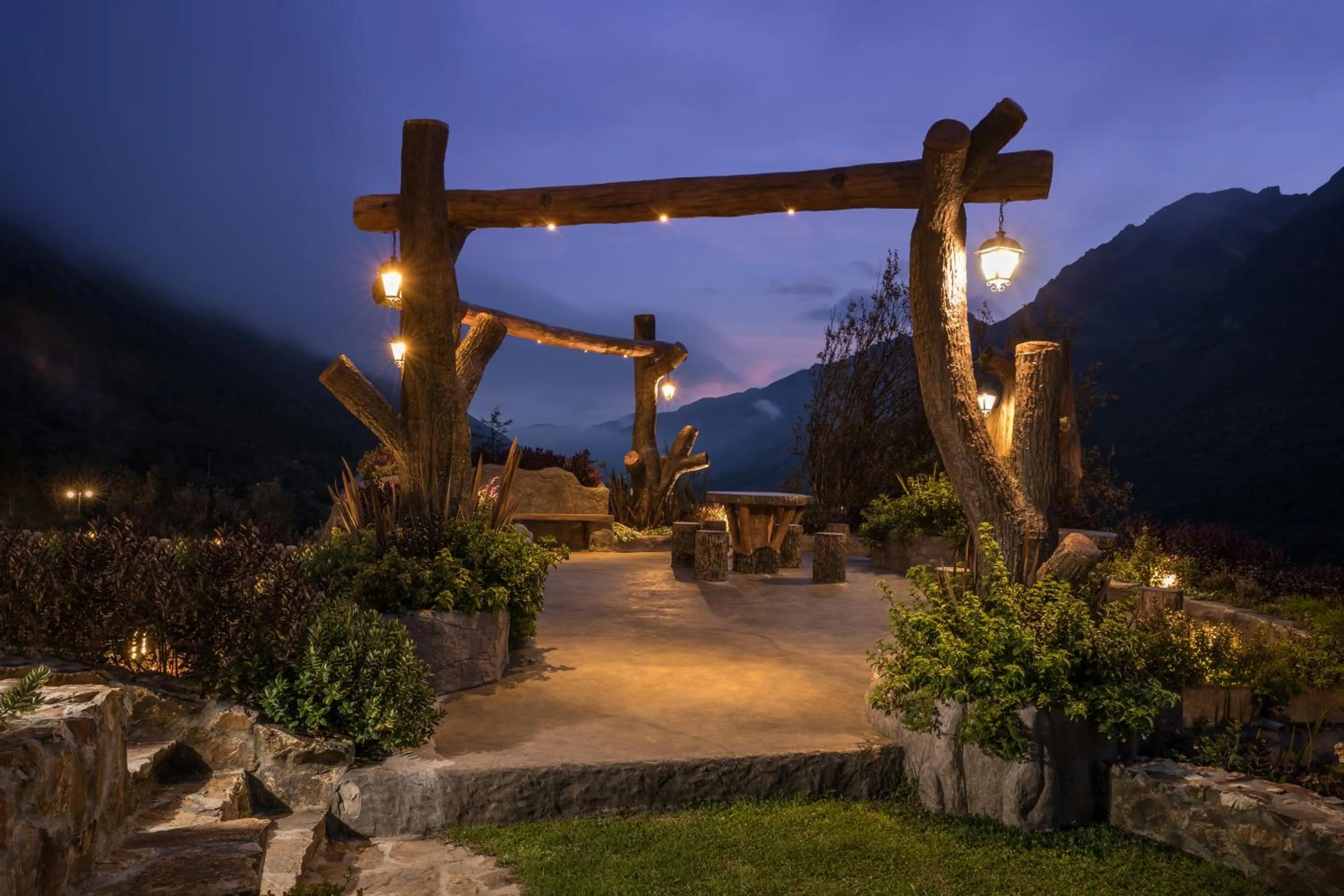 Garden in Estancia San Juan