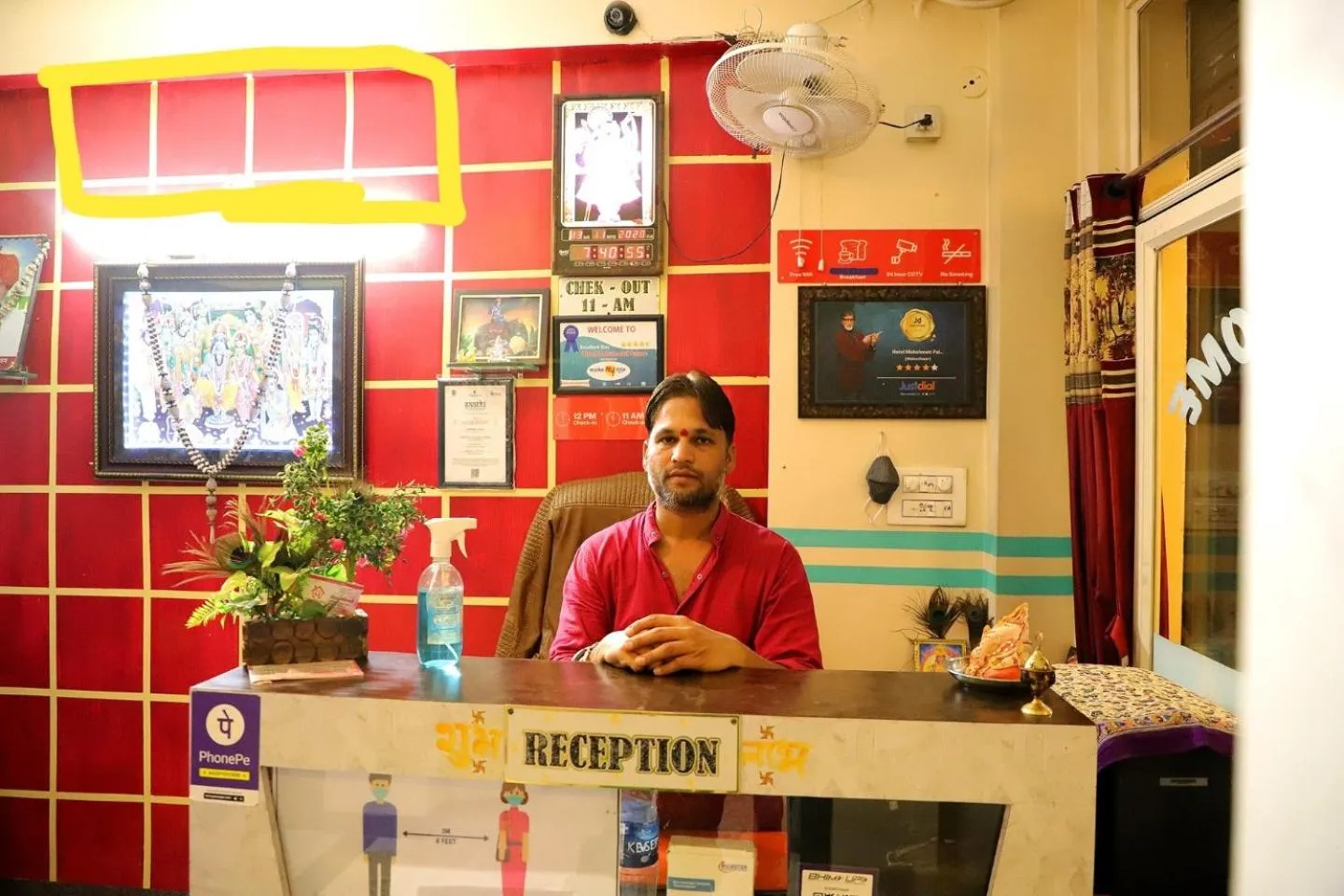 Property logo or sign in Hotel Mahishmati Palace