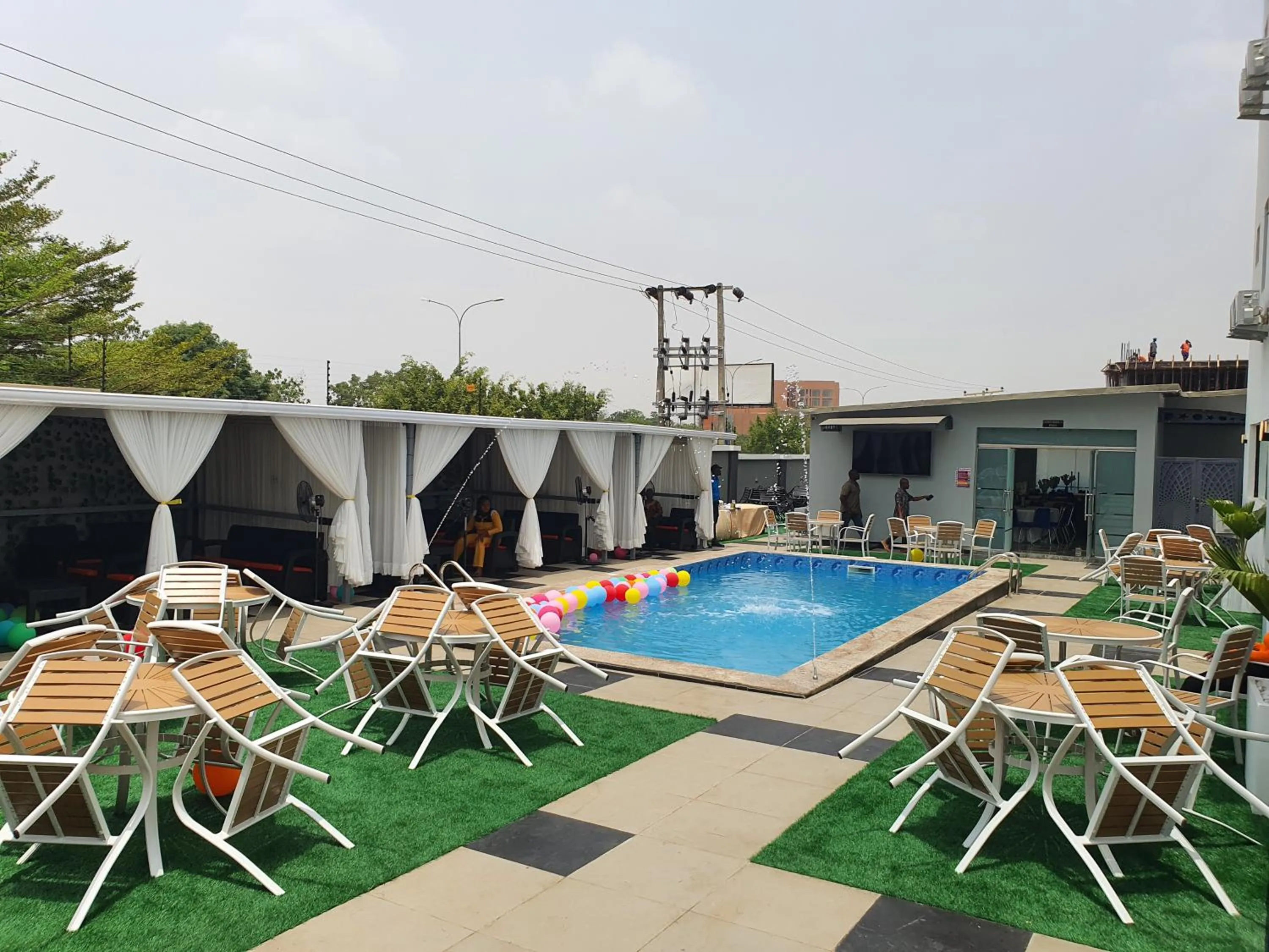 Pool view in Tranquila Hotels and Suites Abuja