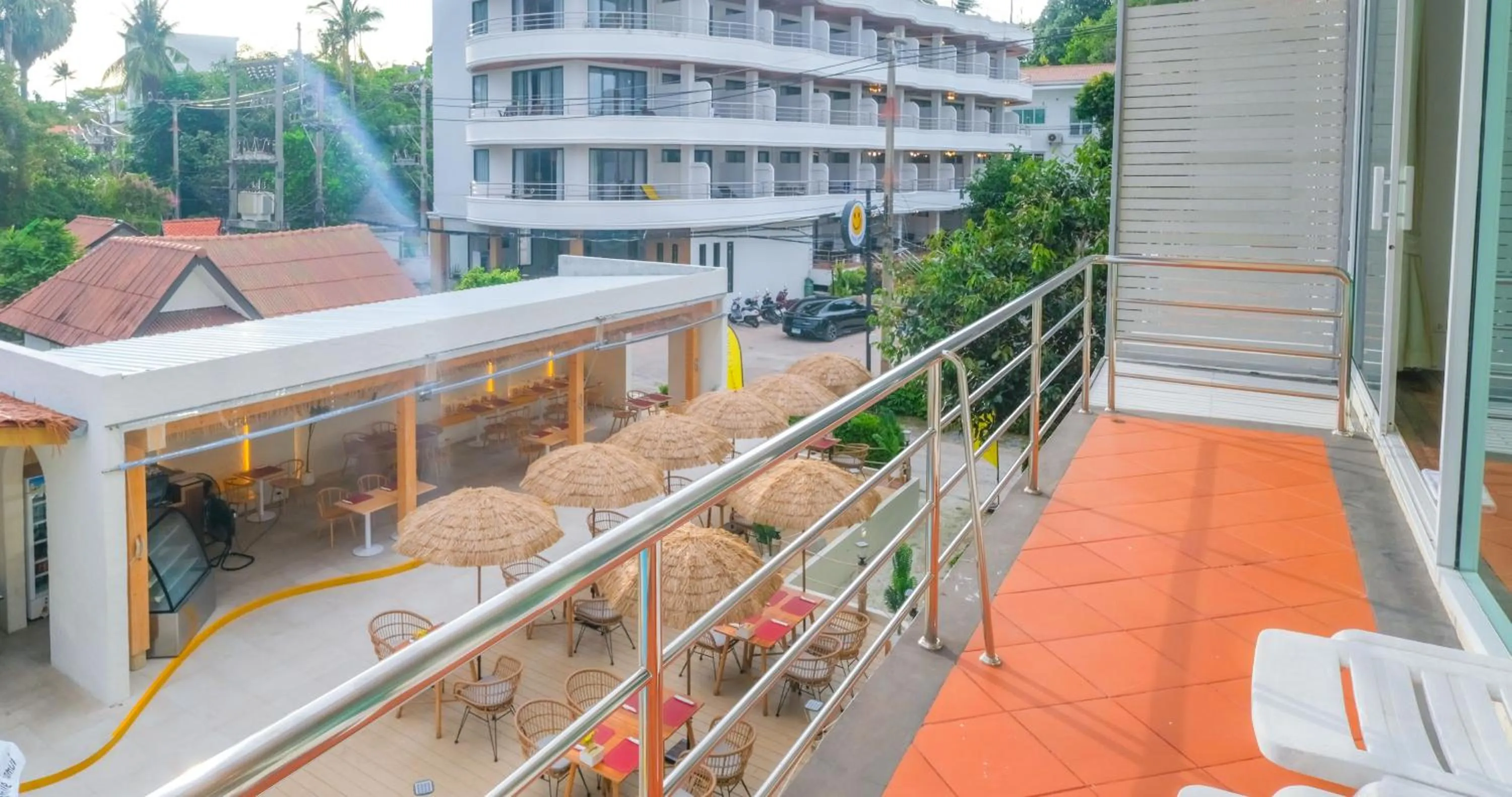 Balcony/Terrace in Smile Samui Chaweng Beach Front Resort