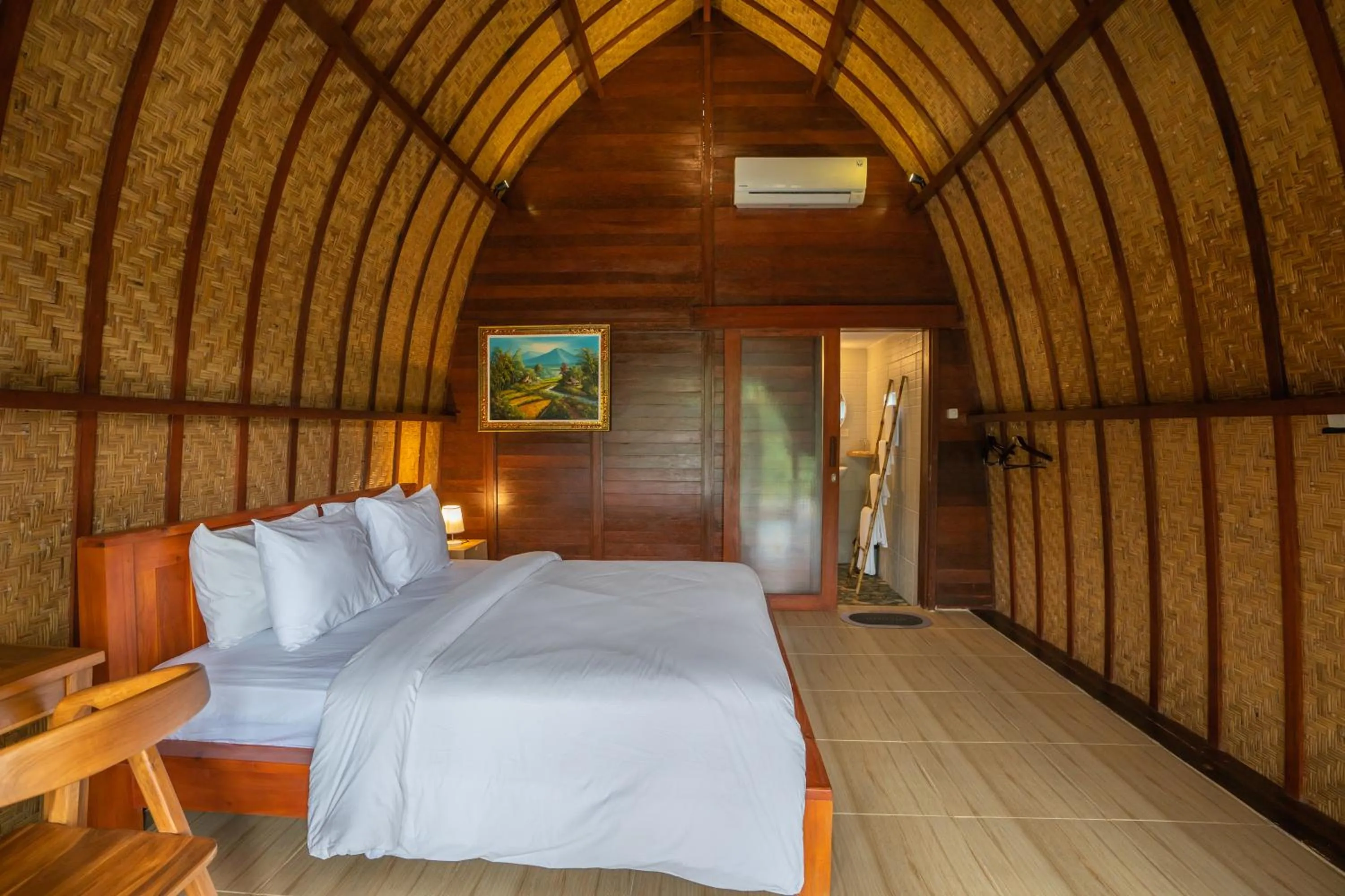 Bed in Lumbung Seraya Villa
