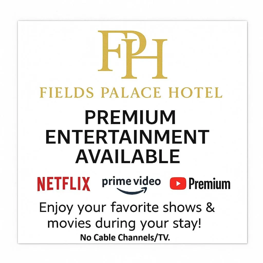 TV and multimedia in Fields Palace Hotel