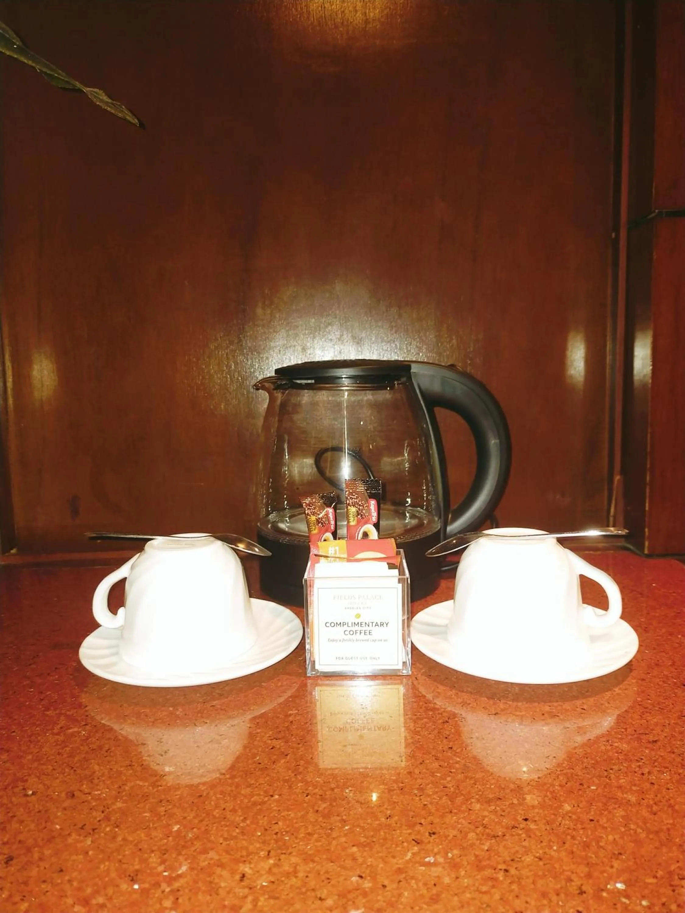 Coffee/tea facilities in Fields Palace Hotel