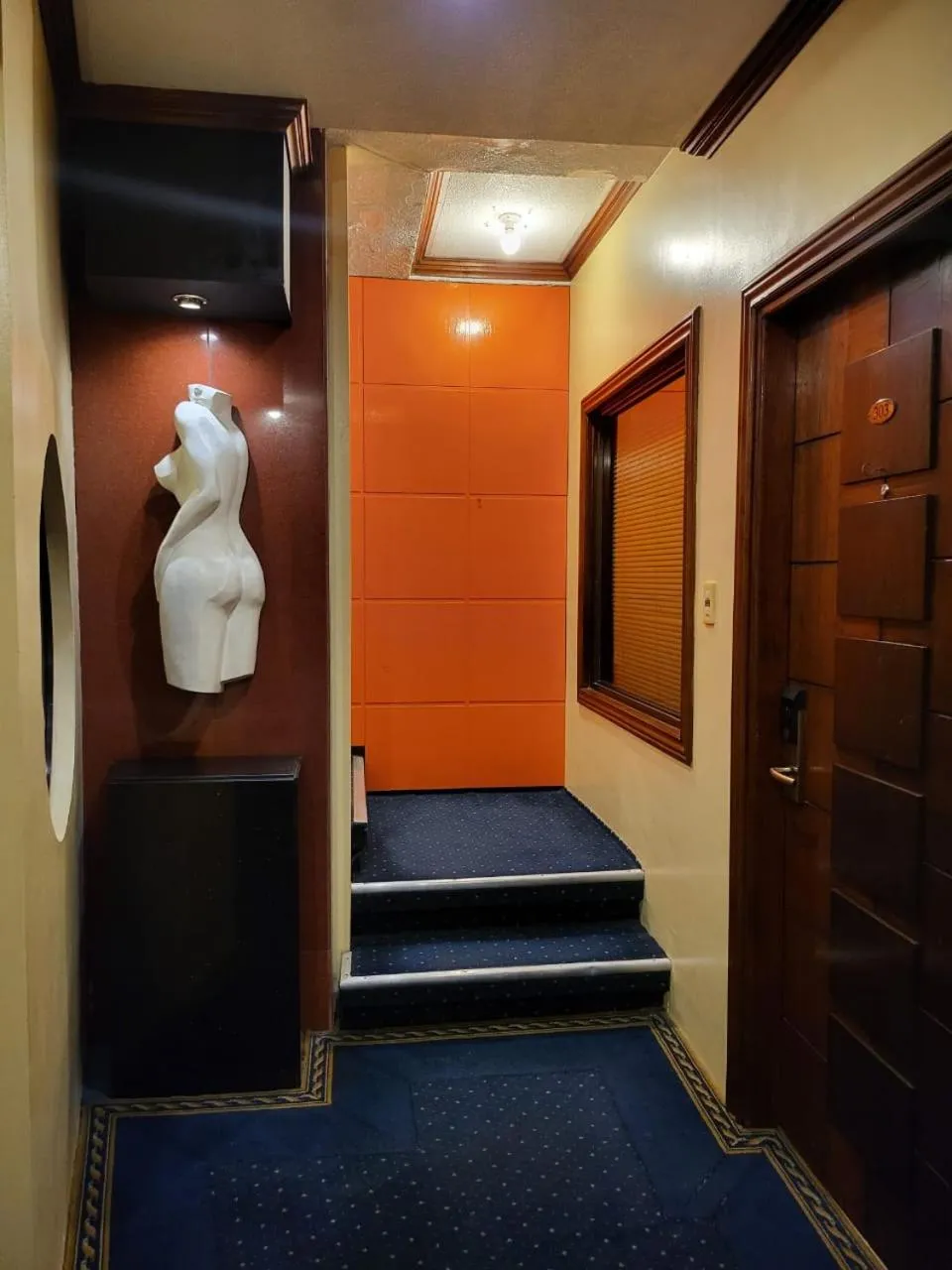 Decorative detail in Fields Palace Hotel