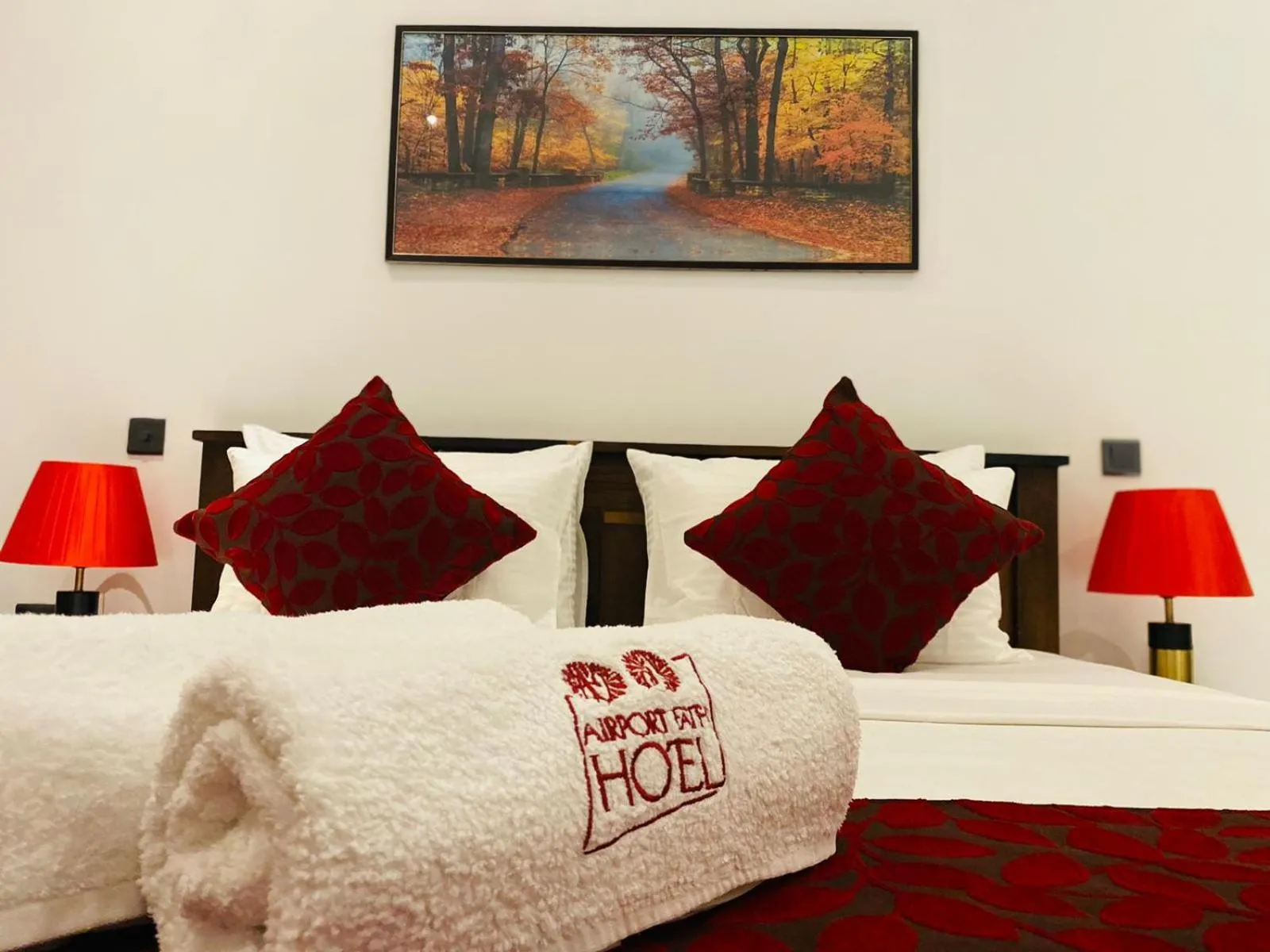 Bed in Airport Faith Hotel