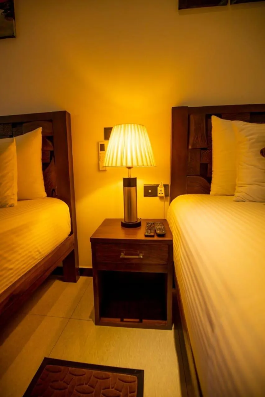 Bed in Airport Faith Hotel