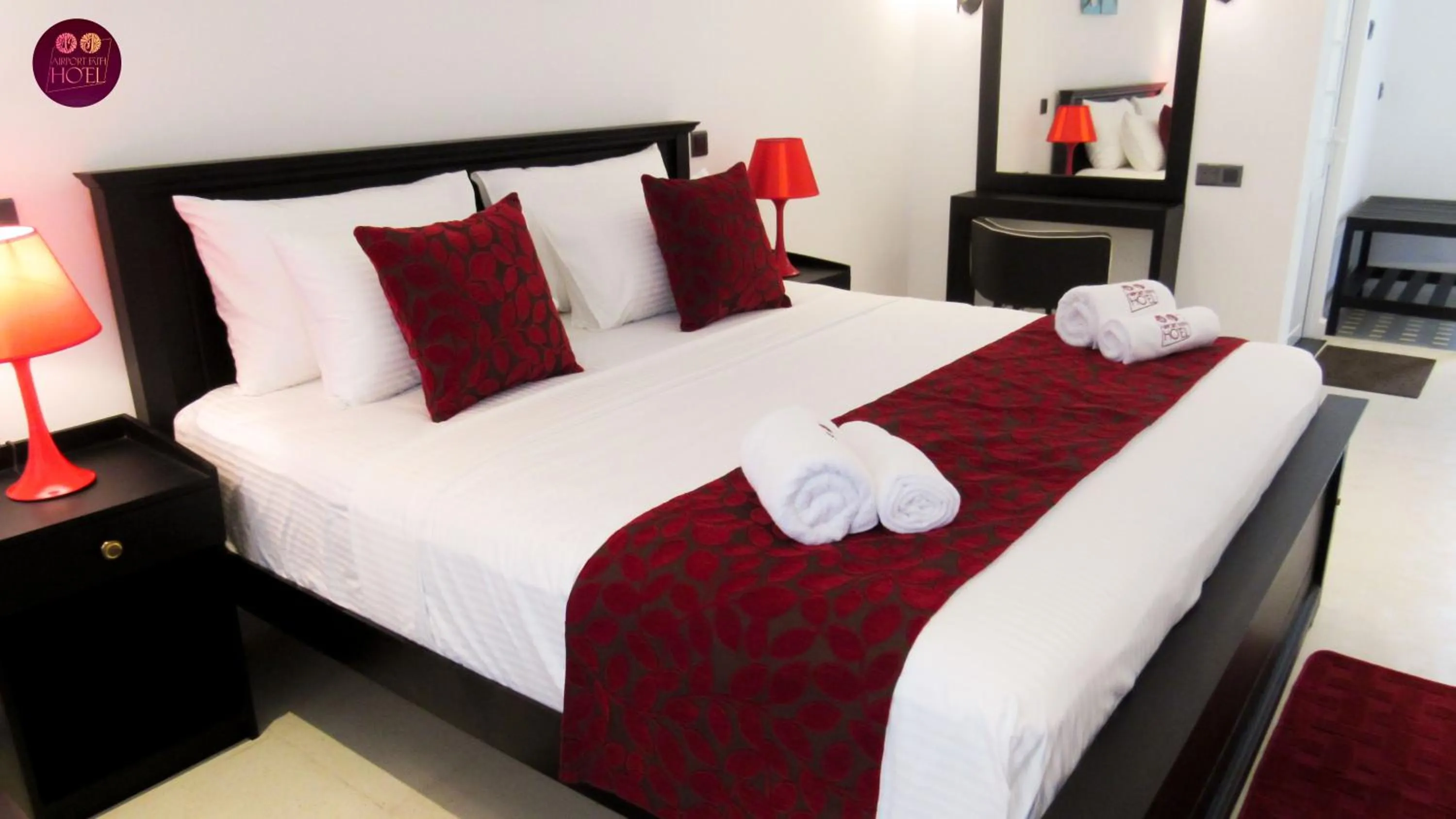 Bed in Airport Faith Hotel