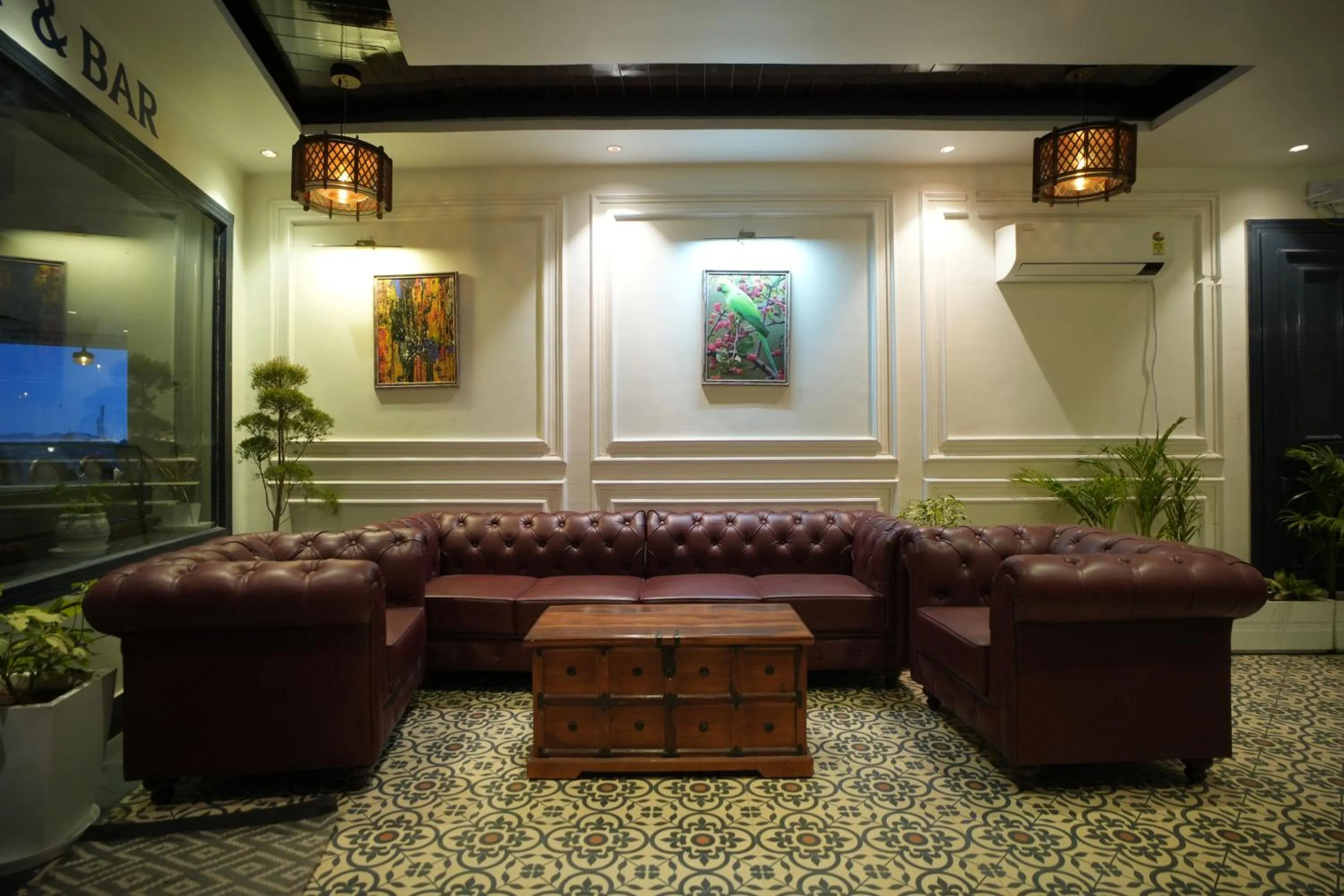 Seating area in Oakhill Resorts