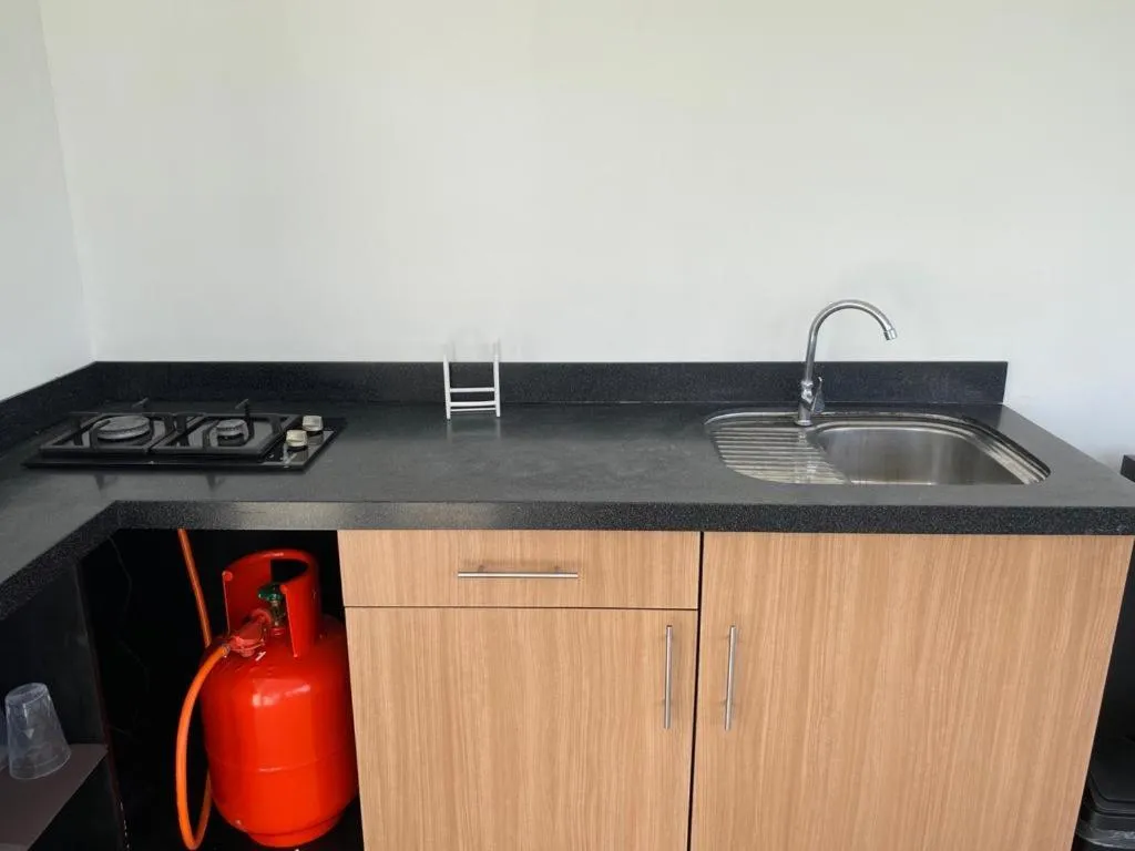 Kitchen or kitchenette in Malipaj Apartments