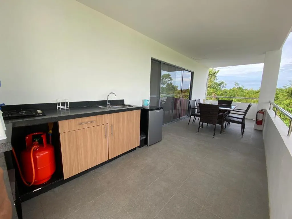 Kitchen or kitchenette in Malipaj Apartments