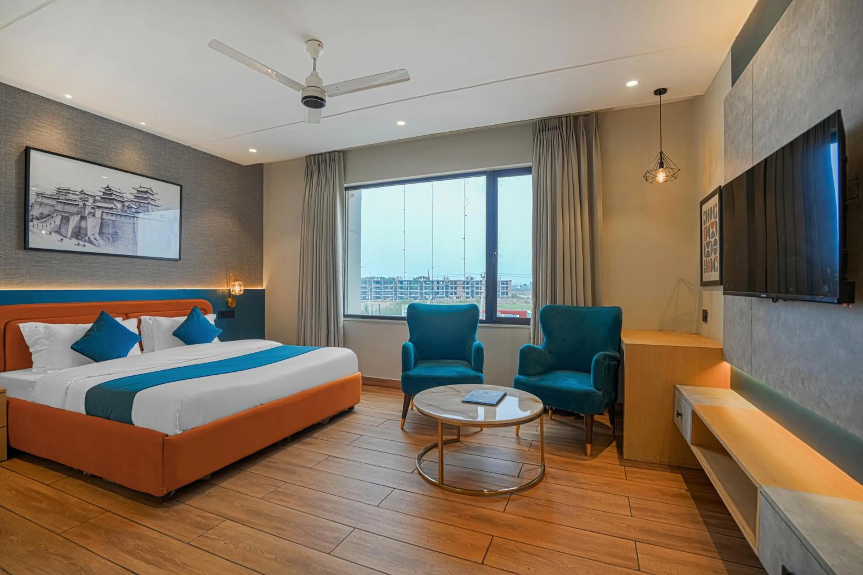 Bed in Hotel Highway Greens Near VR Punjab Mall Airport Road Mohali Chandigarh