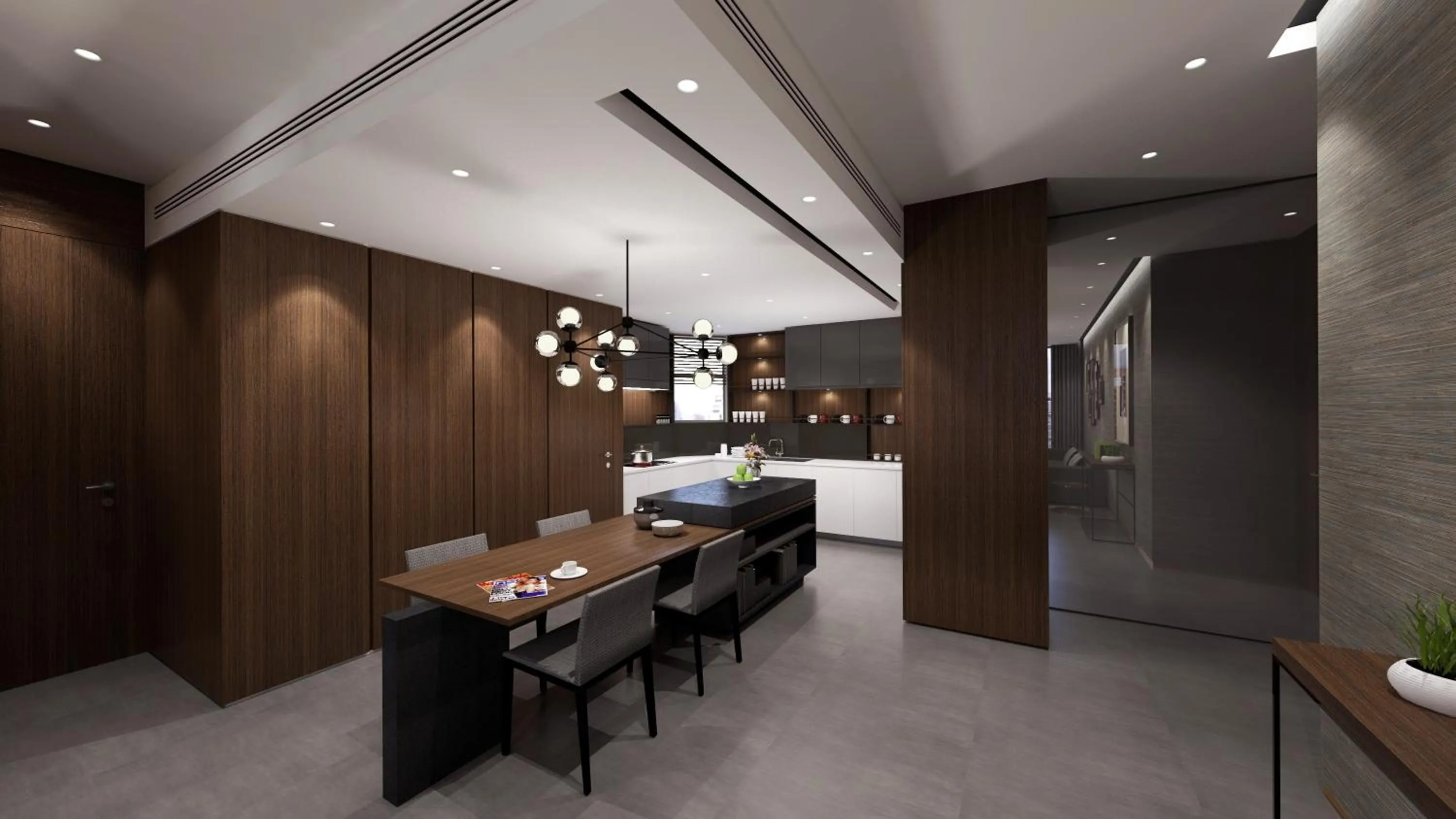 Kitchen or kitchenette in Modern Heights
