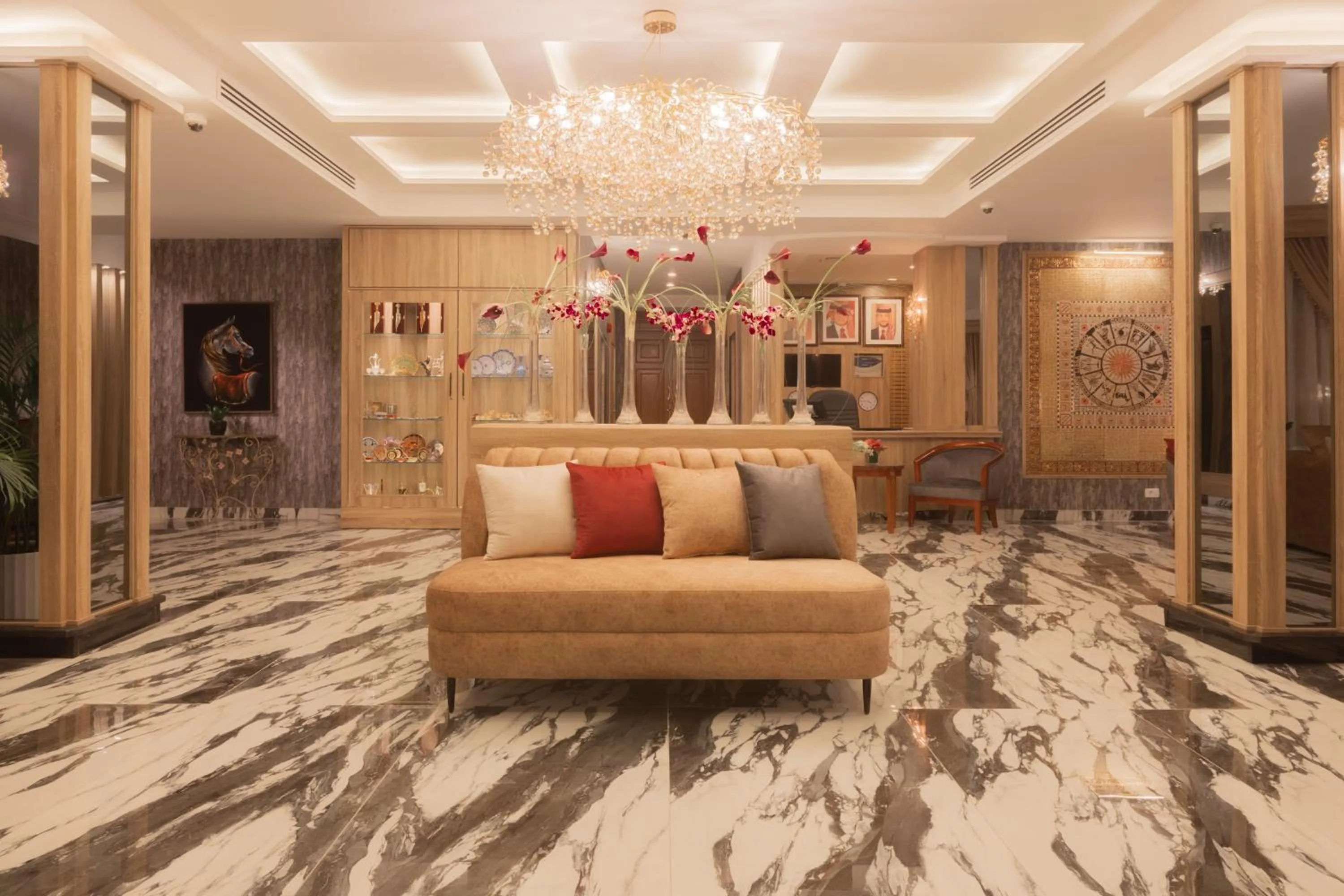 Lobby or reception in Amman Inn Boutique Hotel