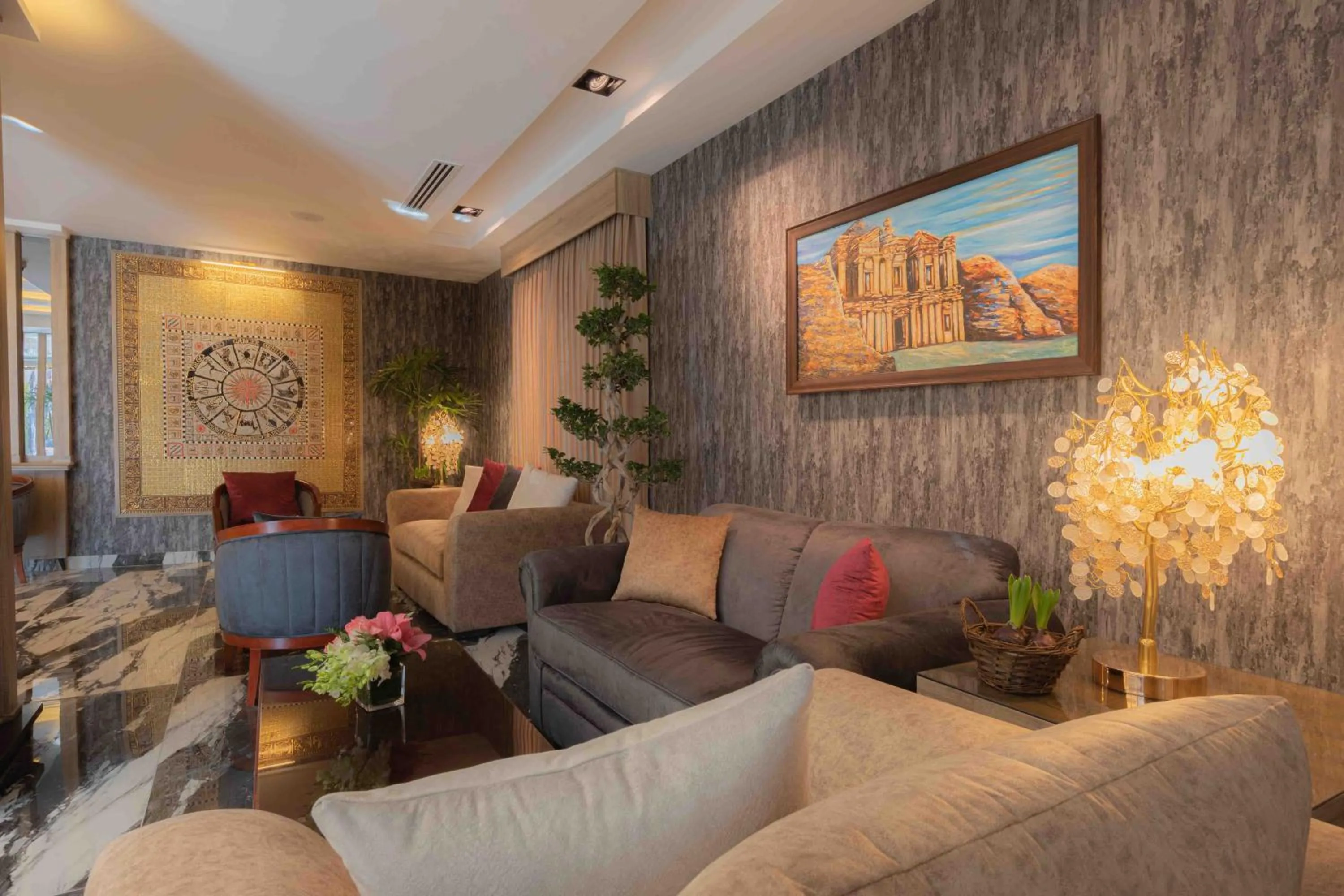 Lobby or reception in Amman Inn Boutique Hotel