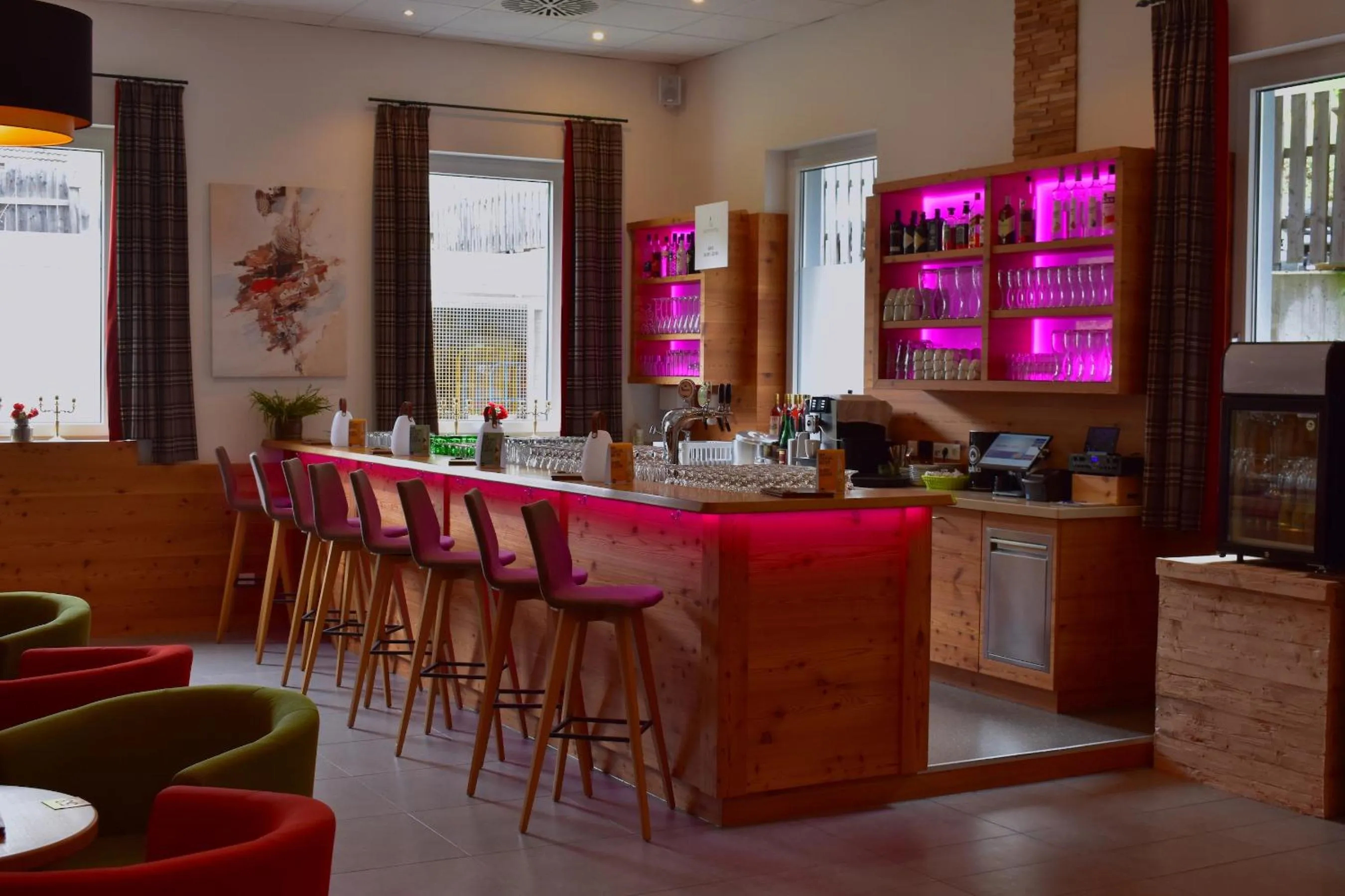 Lounge or bar in Sporthotel Zederhaus im Lungau