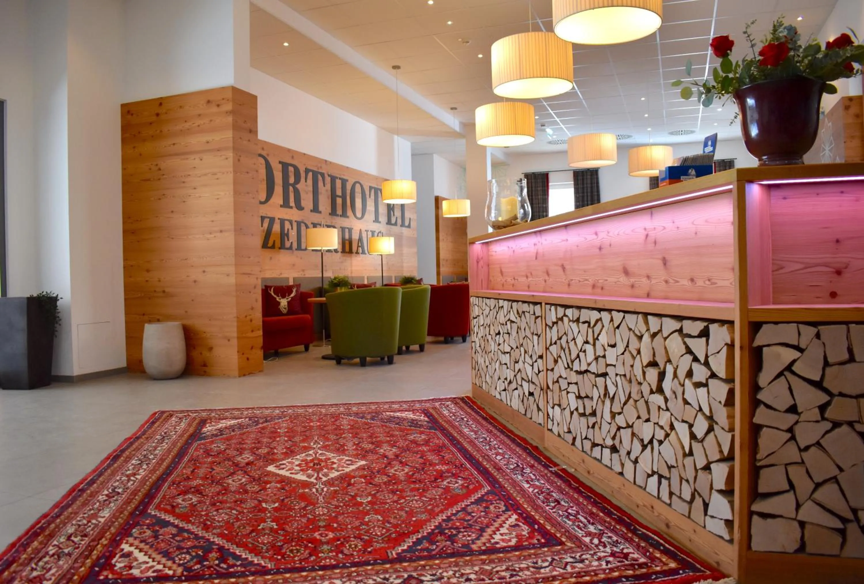 Lobby or reception in Sporthotel Zederhaus im Lungau