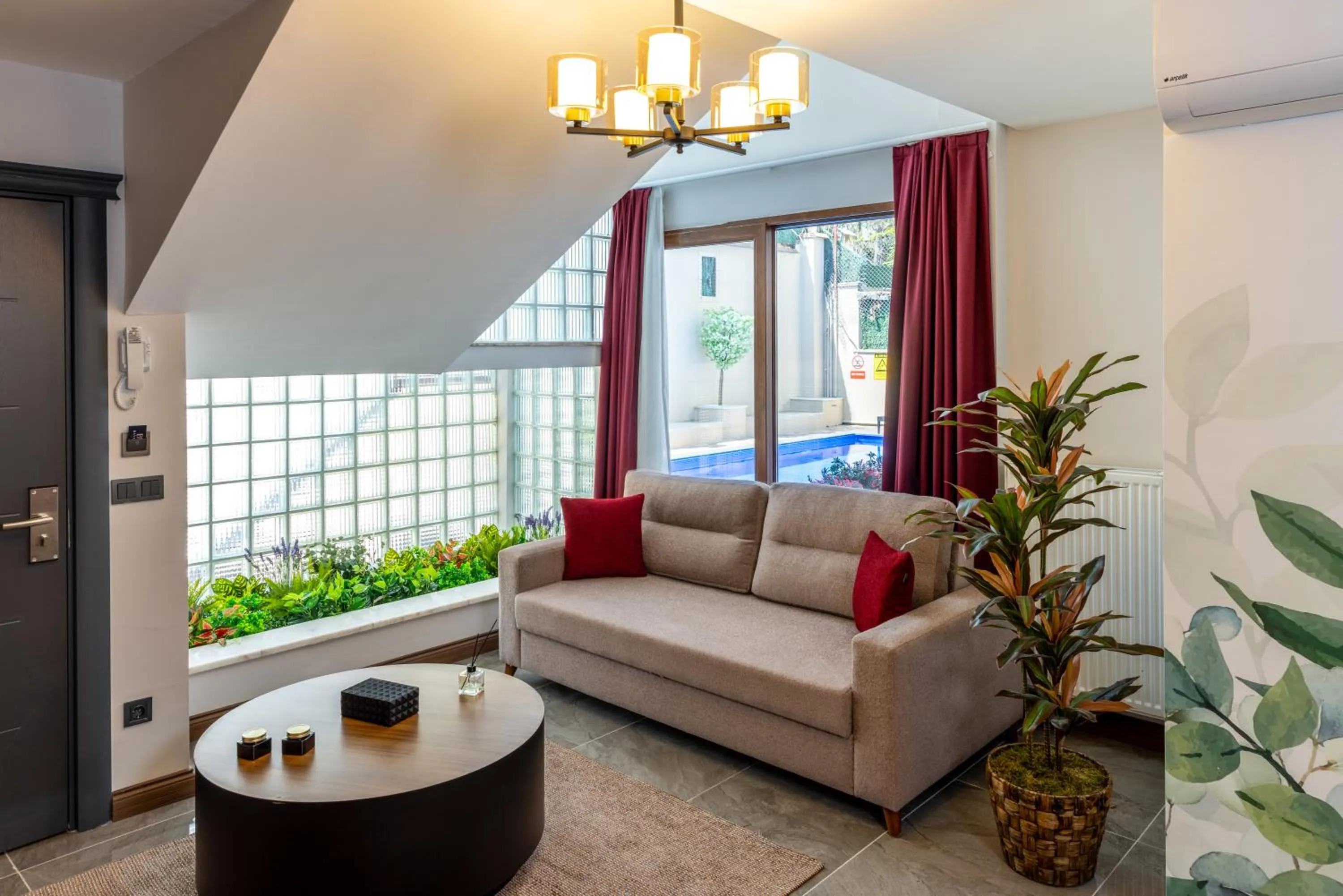 Living room in Baymari Suites Design Florya