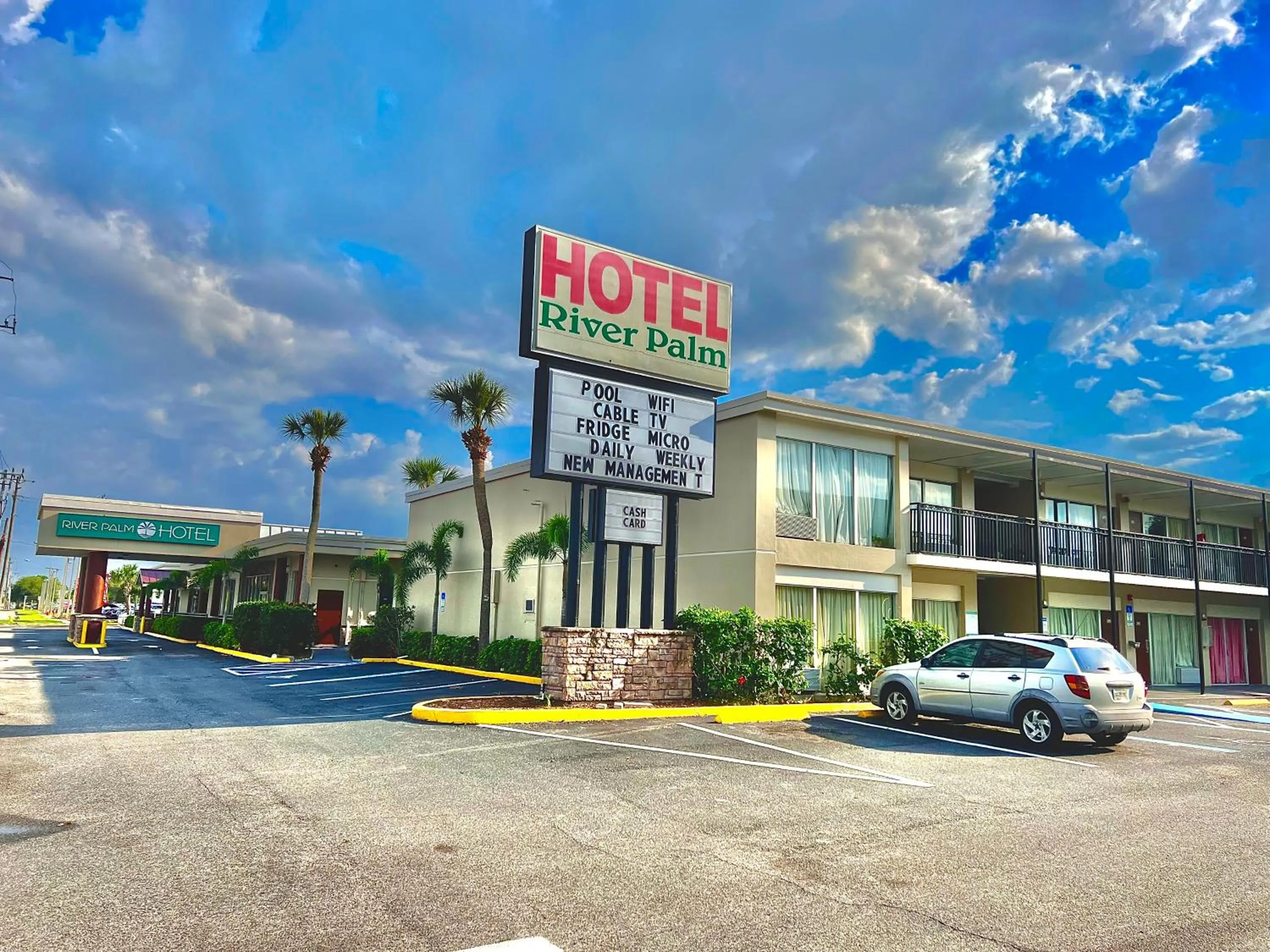 Property building in River Palm Hotel