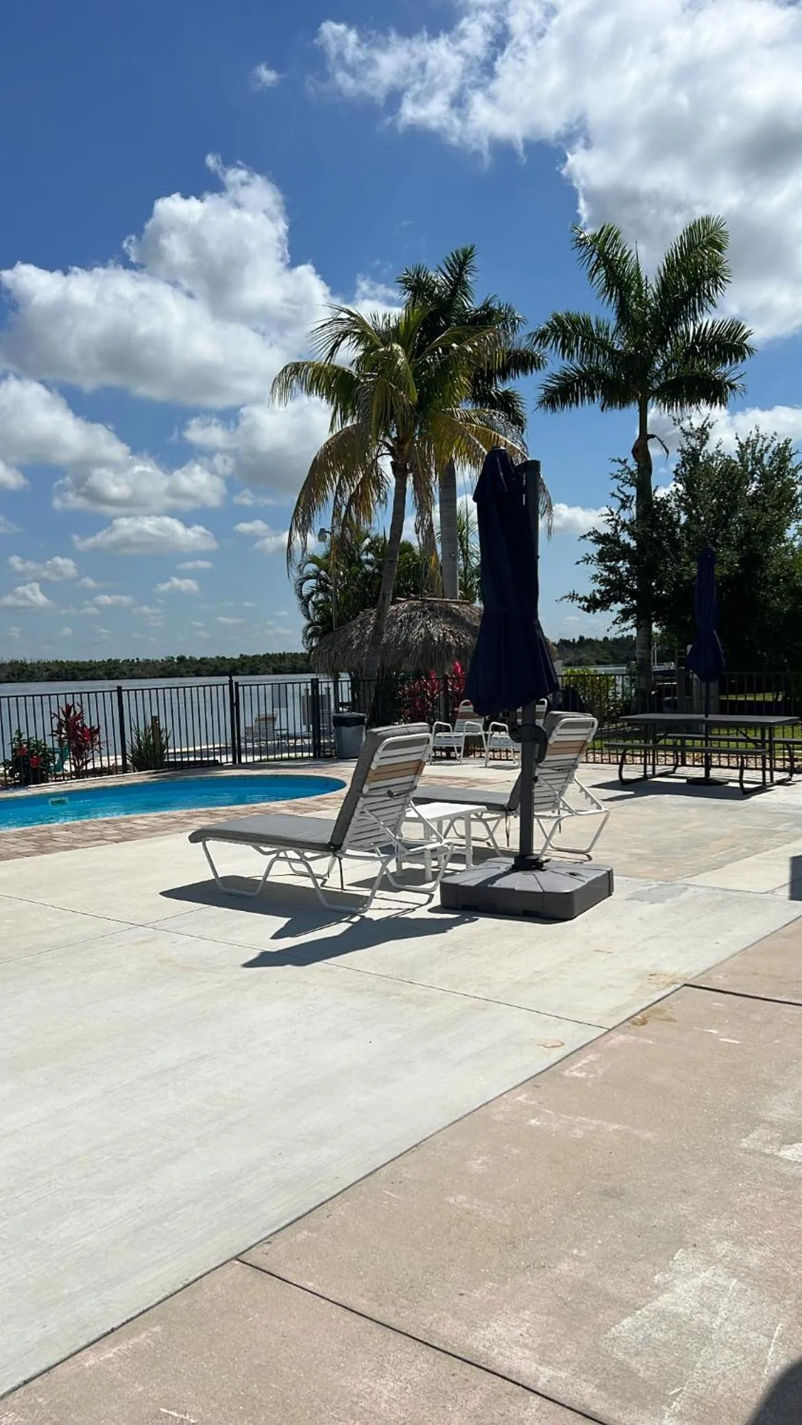 Swimming pool in Matlacha on Shoreview