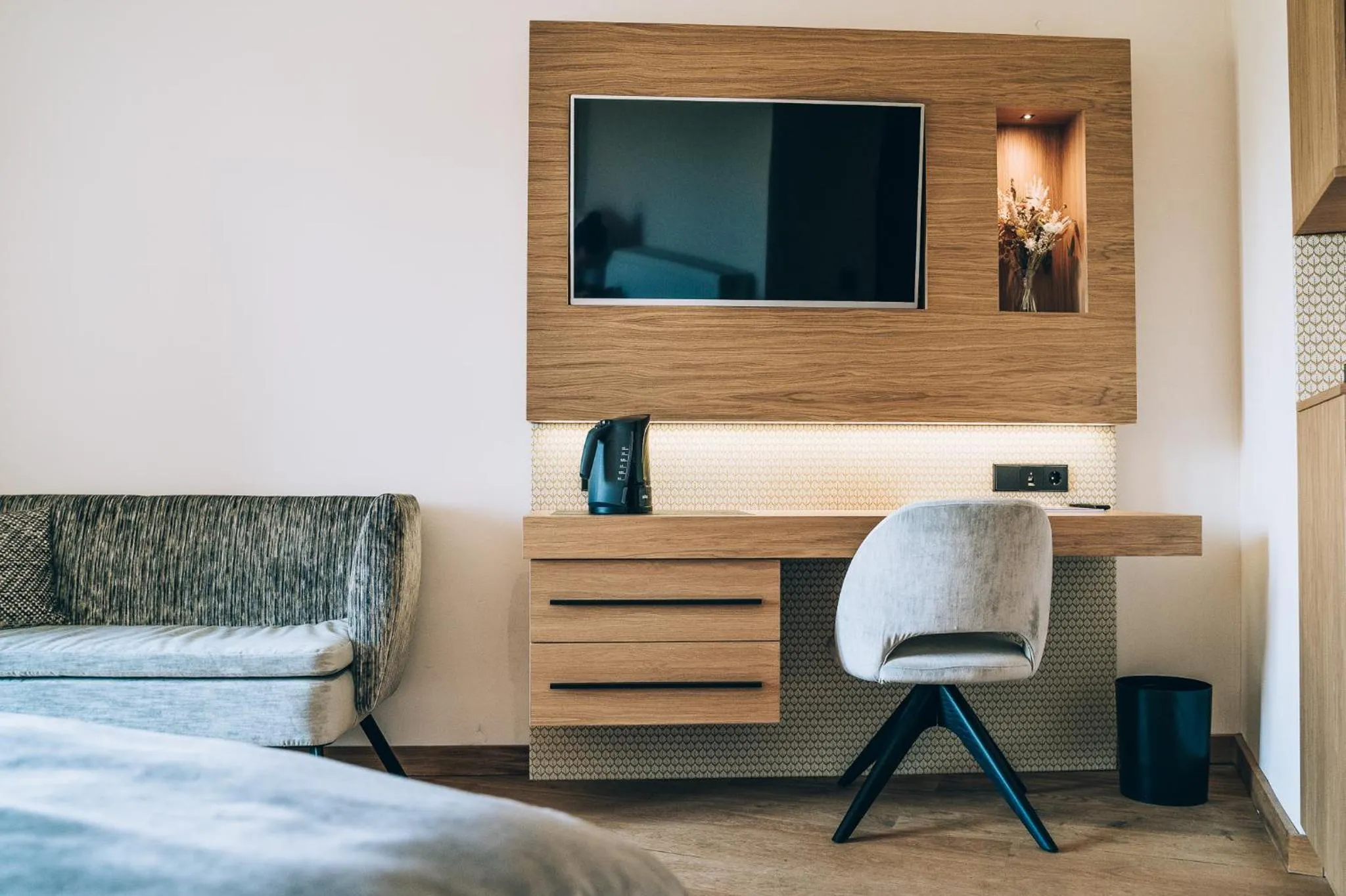 TV and multimedia, Bed in Landhaus Beckmann