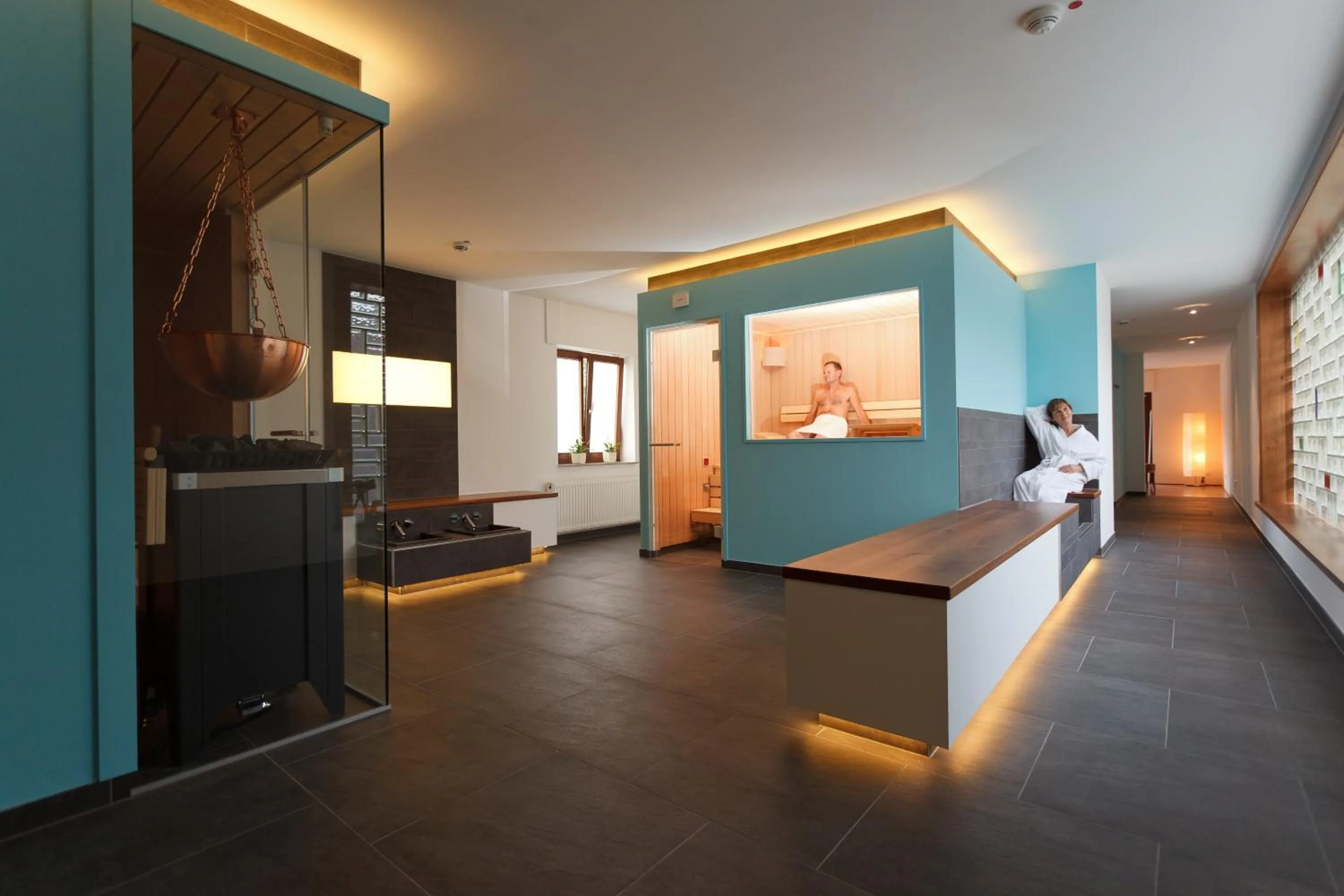 Spa and wellness centre/facilities, Bed in Landhaus Beckmann