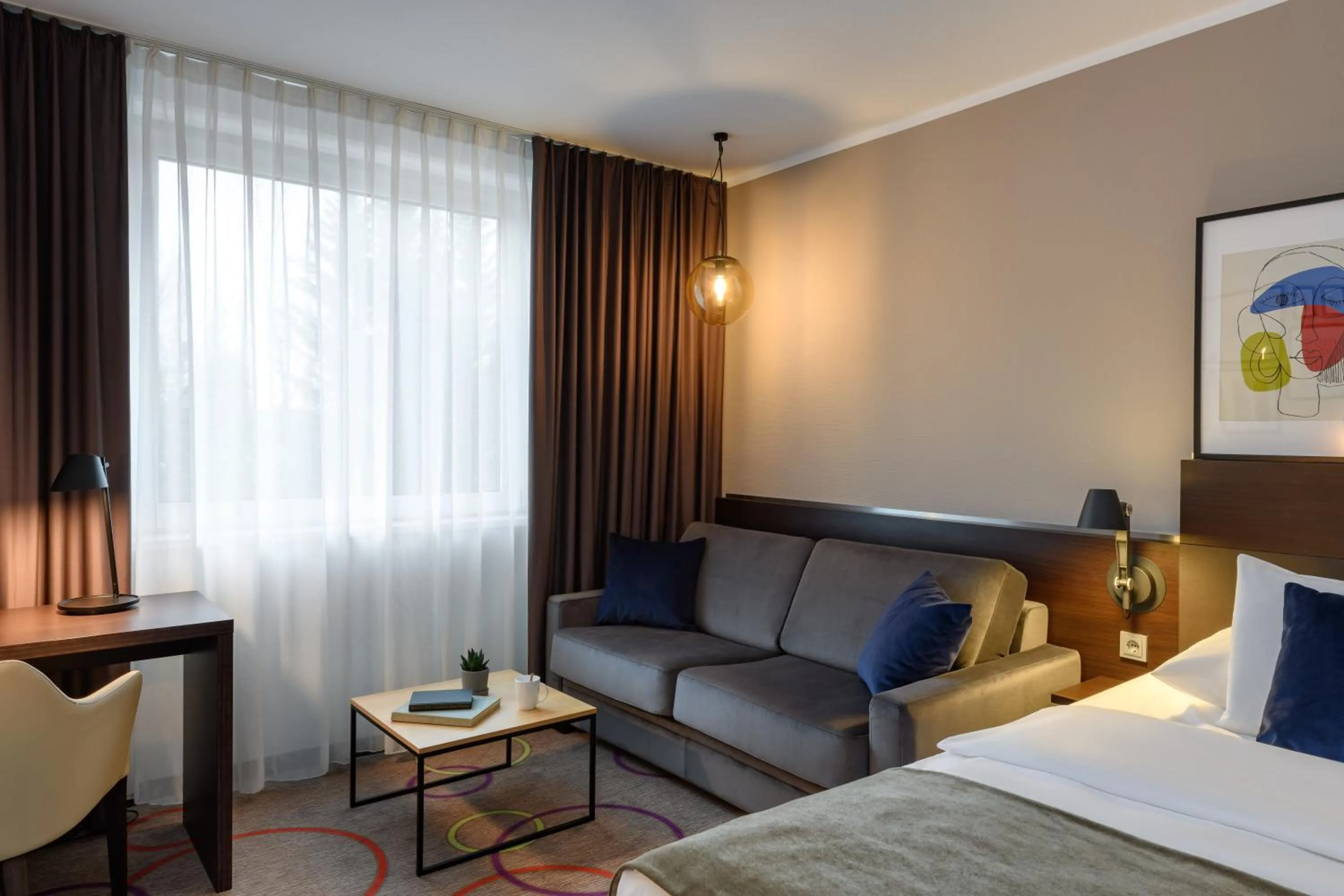 Photo of the whole room, Bed in Mercure Hotel Hannover Medical Park