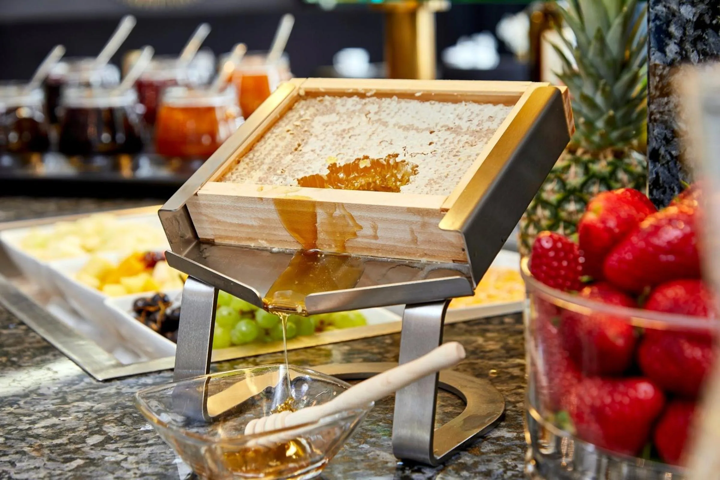 Food close-up in Das Carls Hotel