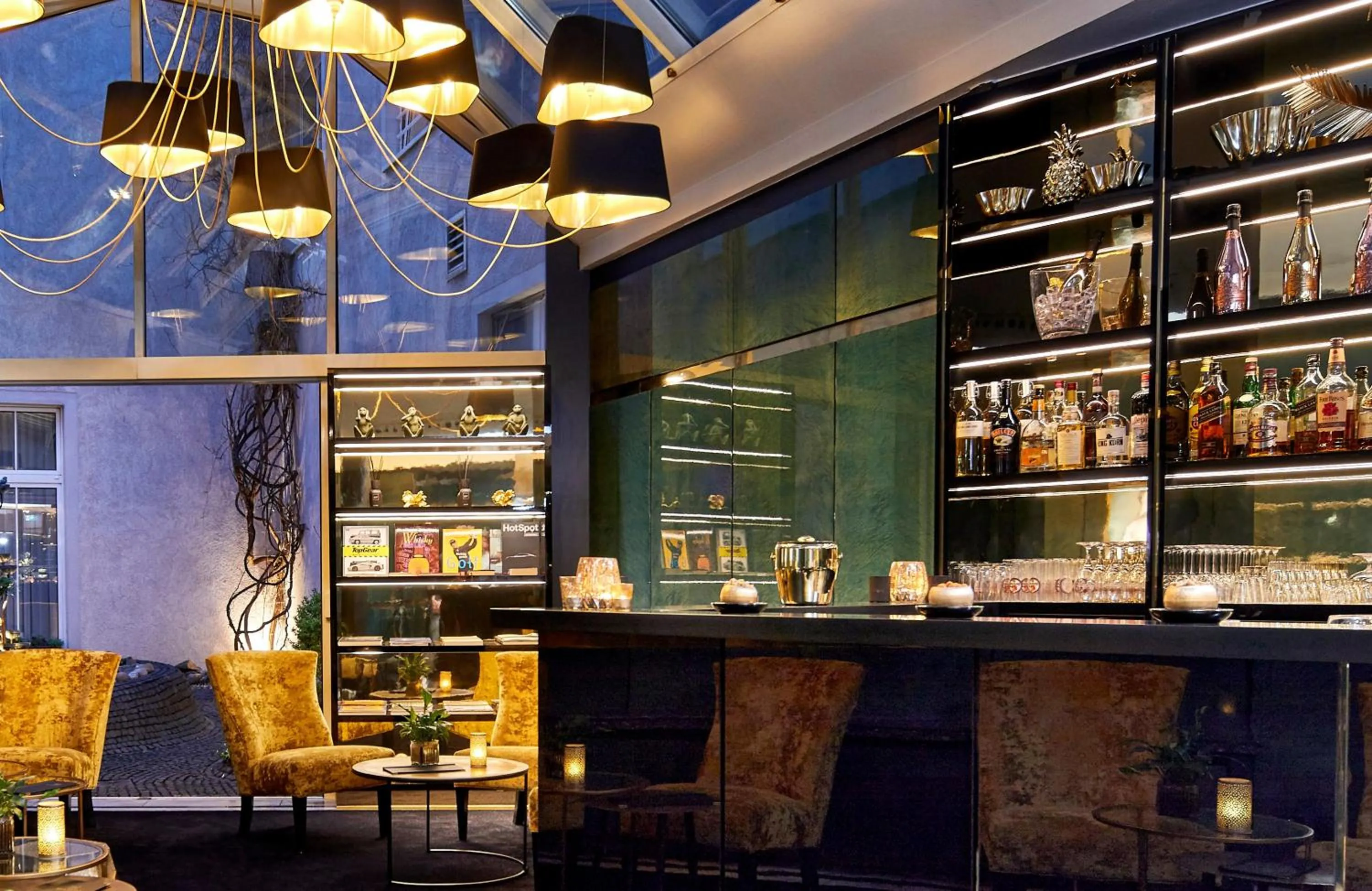 Lounge or bar in Das Carls Hotel