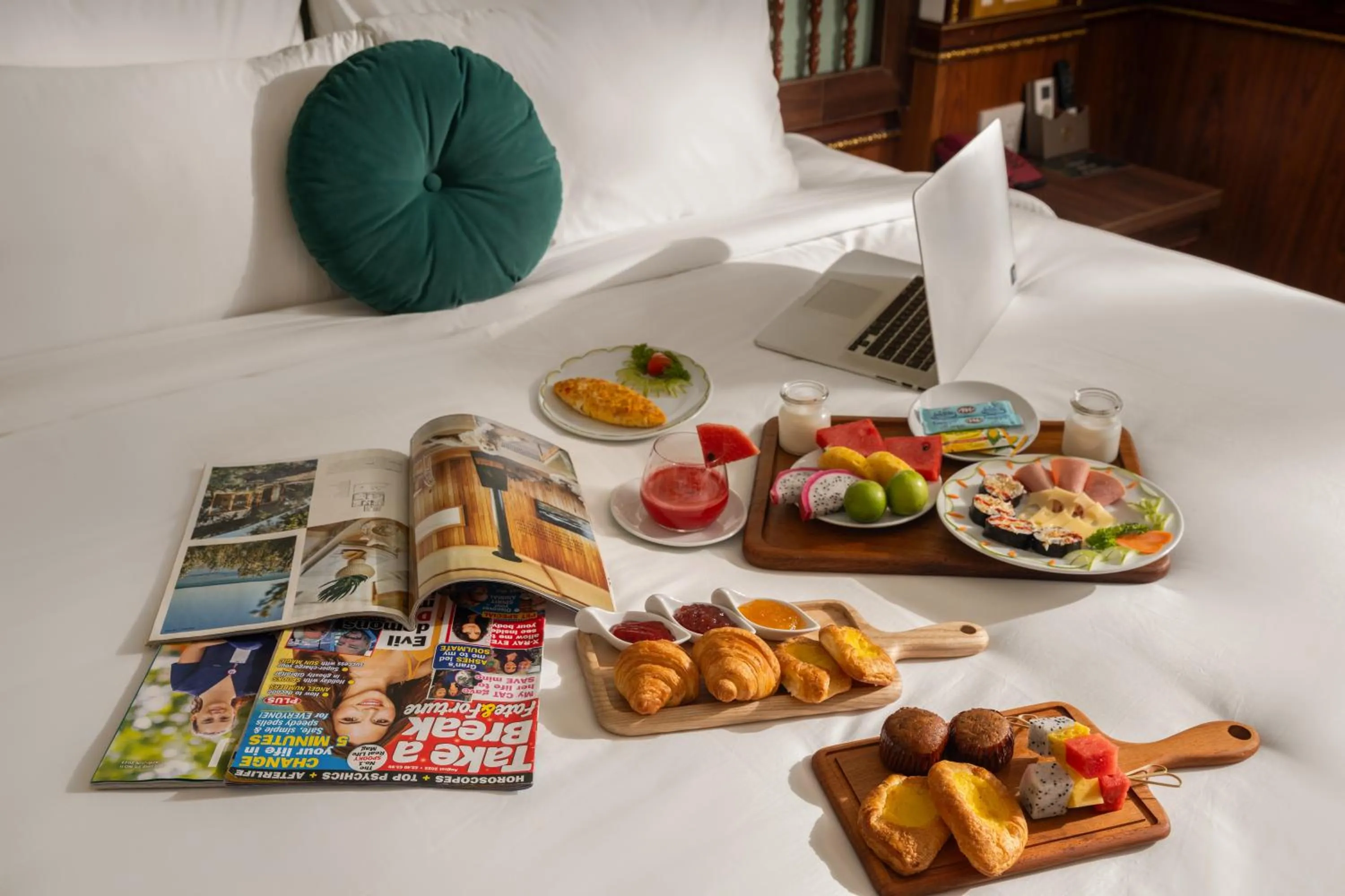 Bed in Soluna D'Annam - The Art of Hoi An Relaxation - formerly Hoi An Babylon Riverside Hotel