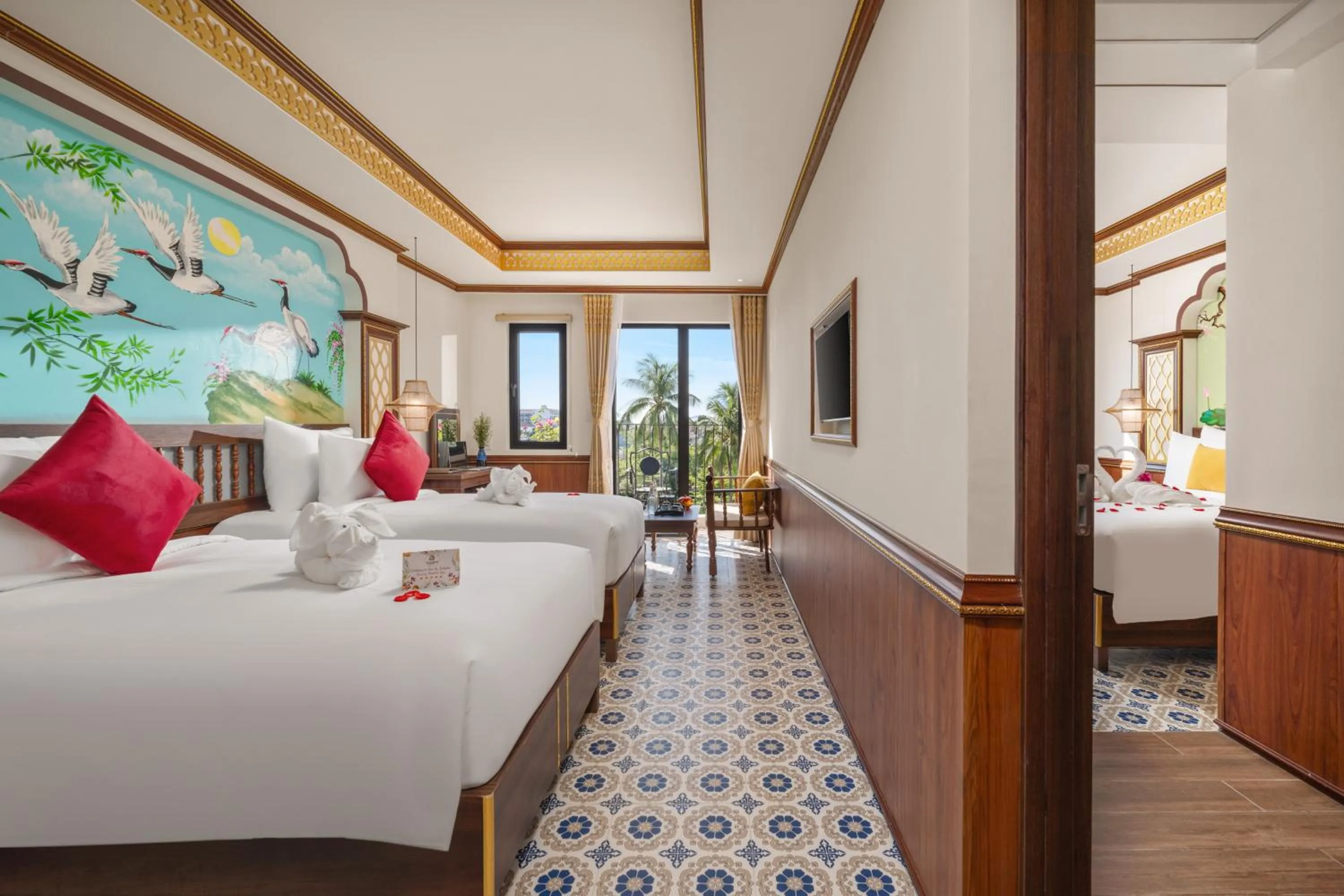 Day, Bed in Soluna D'Annam - The Art of Hoi An Relaxation - formerly Hoi An Babylon Riverside Hotel