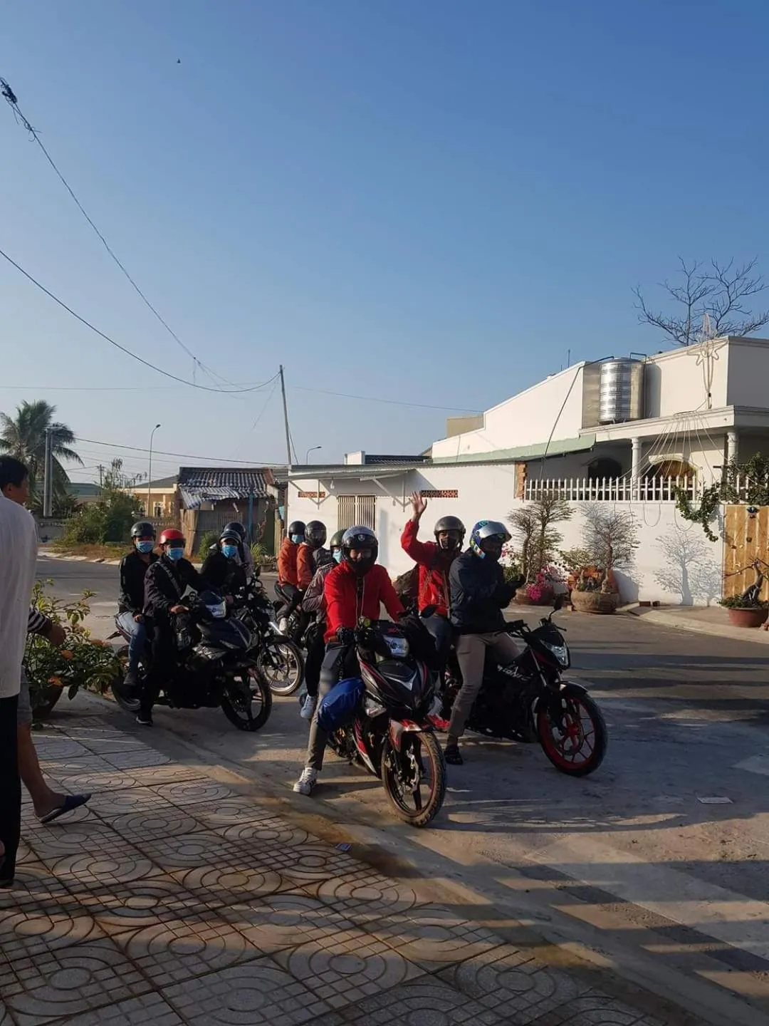 group of guests in Homestay Hoài Tâm Phan Thiết