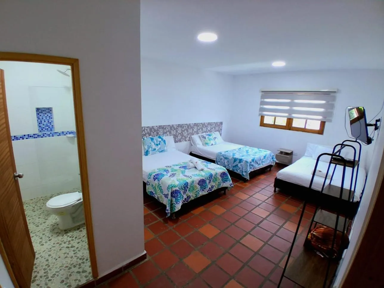 Bed in Hotel Santa Fe del Parque