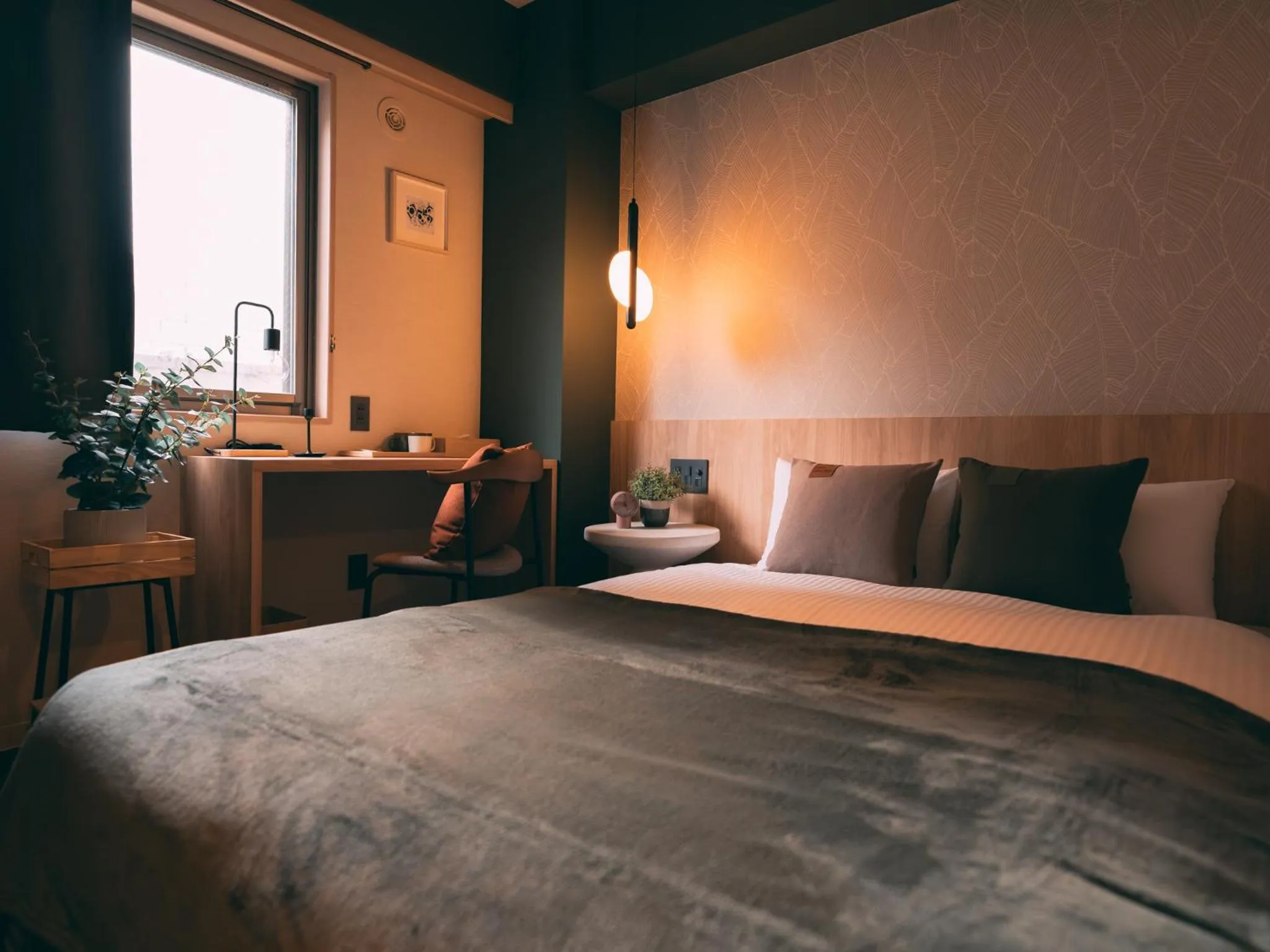Photo of the whole room, Bed in R Hotel-The Atelier Shinsaibashi East