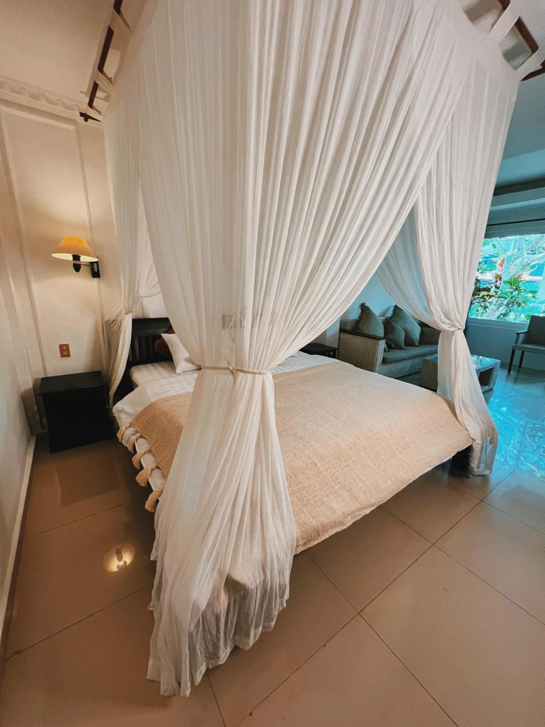 Bed in Villa Neshama