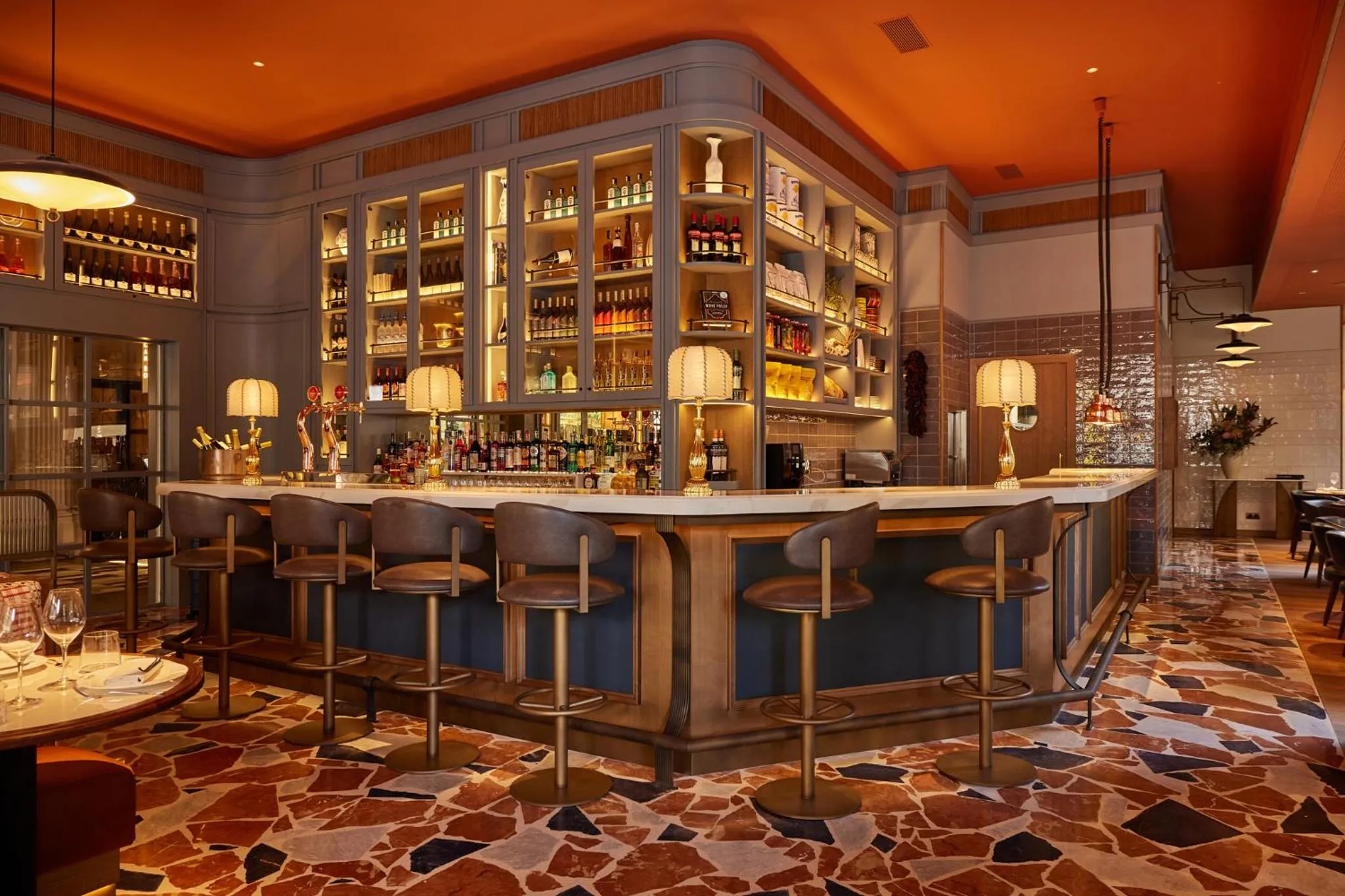 Restaurant/places to eat in Grand Hotel Central, Small Luxury Hotels