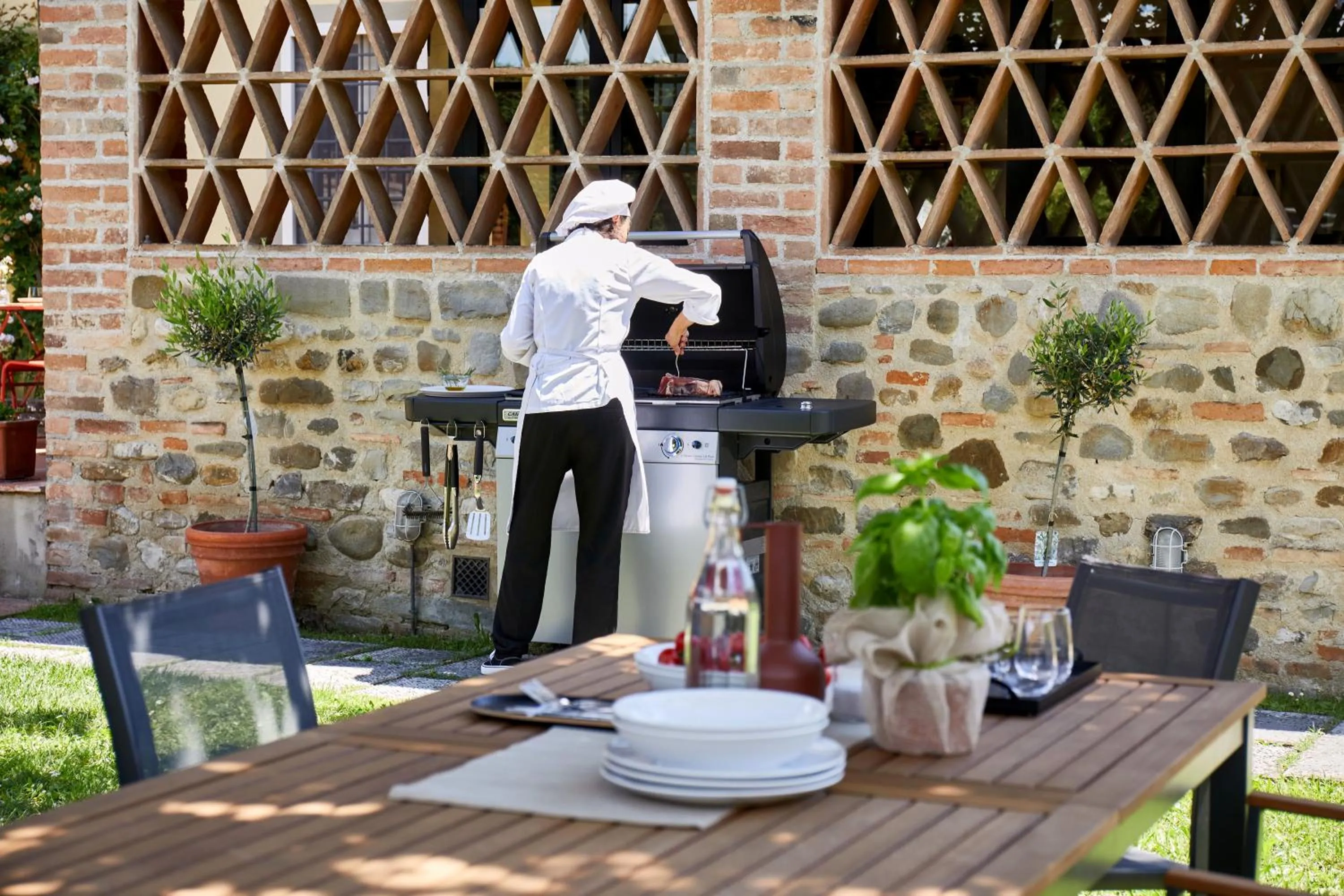 BBQ facilities in Agriturismo Borgo Scaffaia