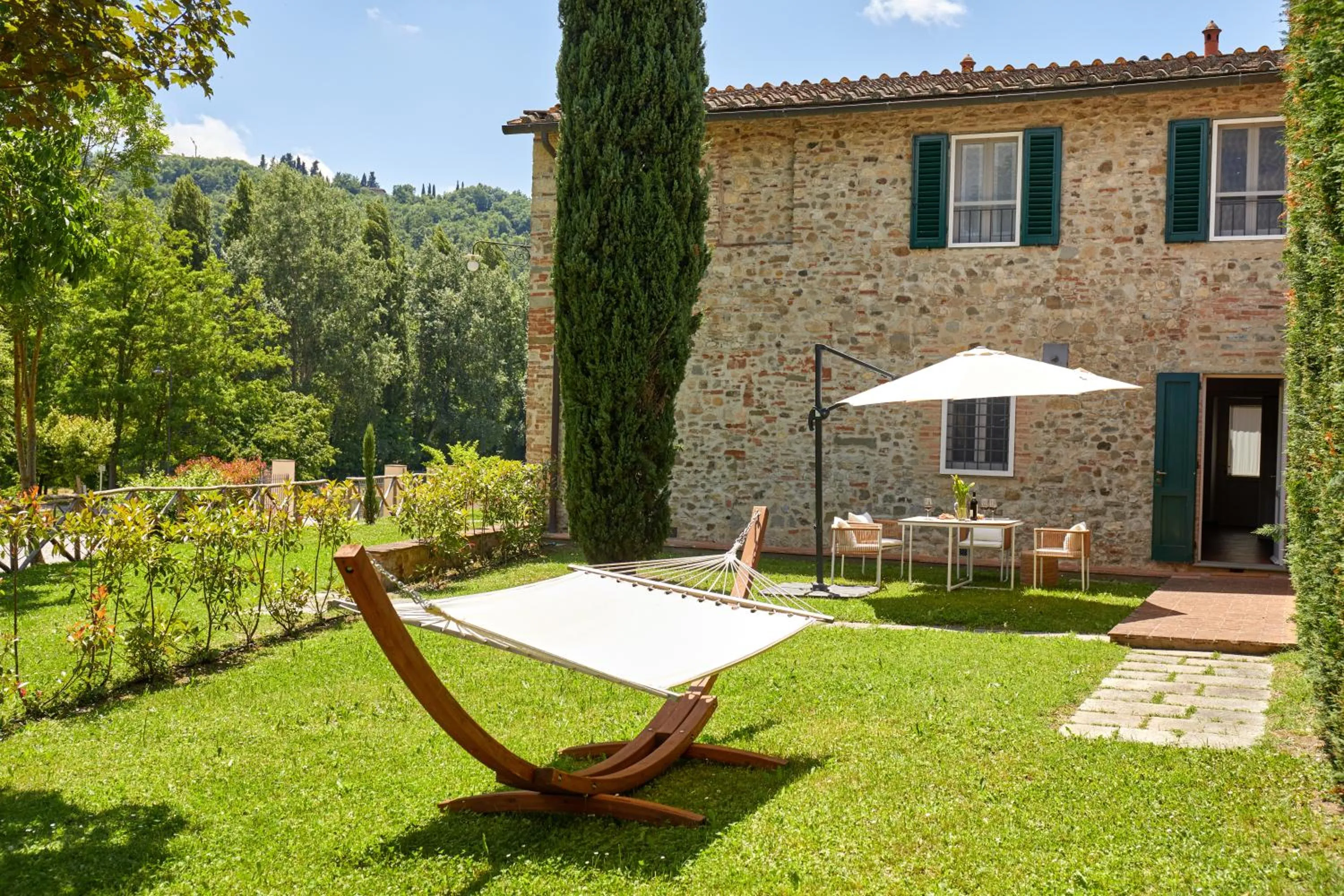 Patio in Agriturismo Borgo Scaffaia