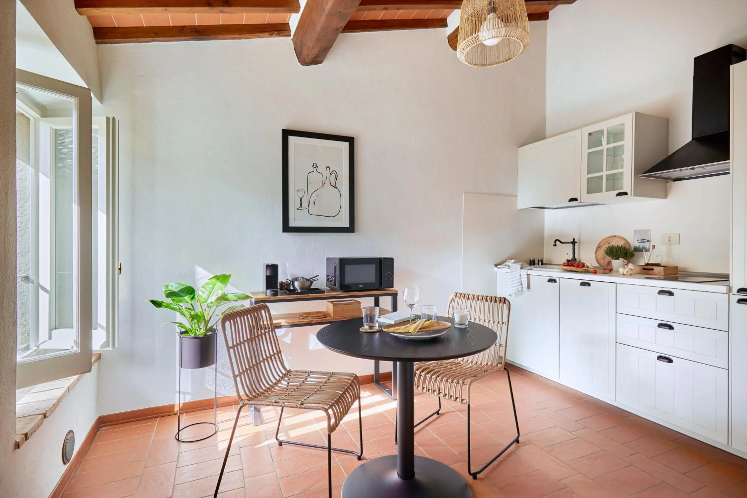 Kitchen or kitchenette in Agriturismo Borgo Scaffaia