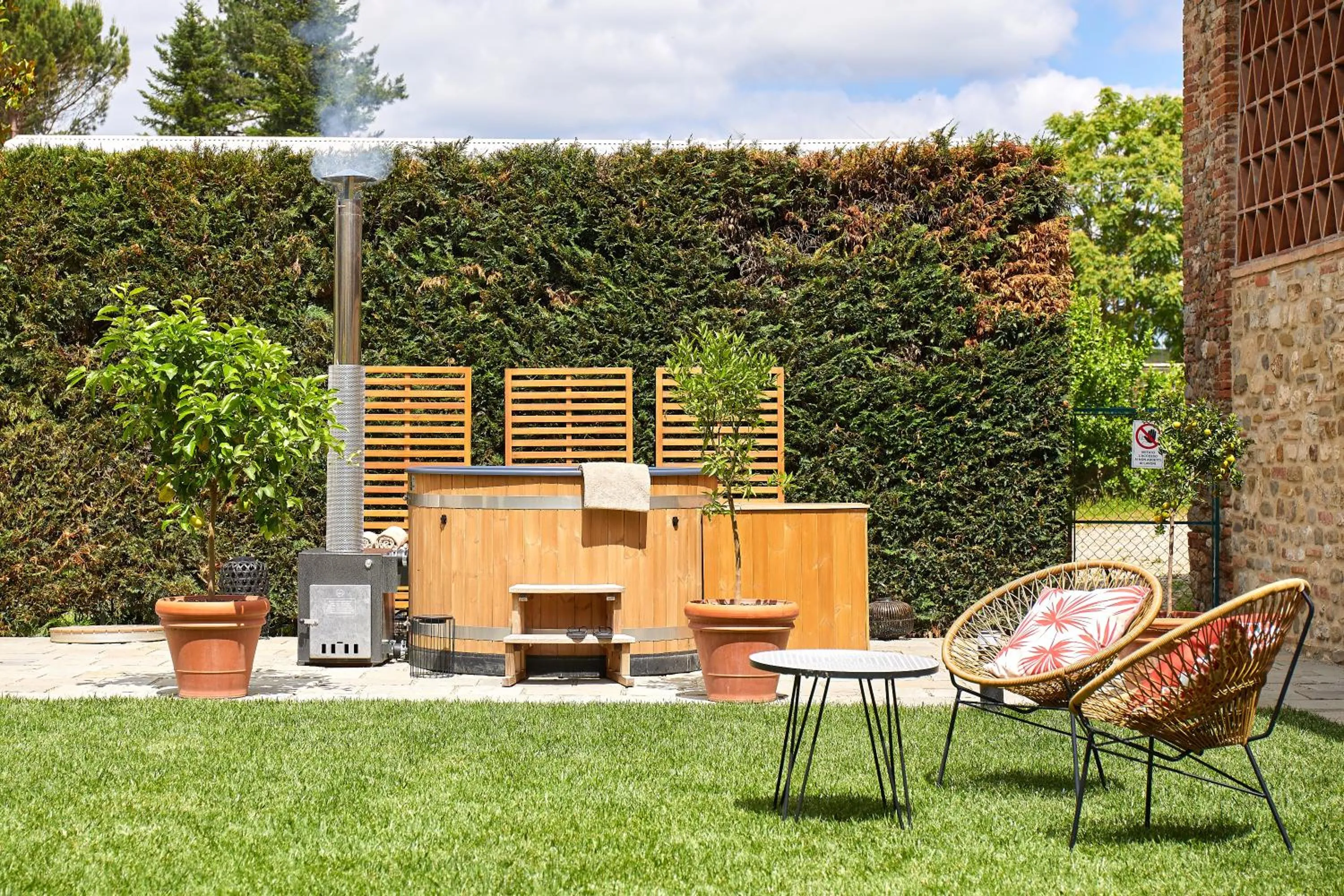 Garden in Agriturismo Borgo Scaffaia