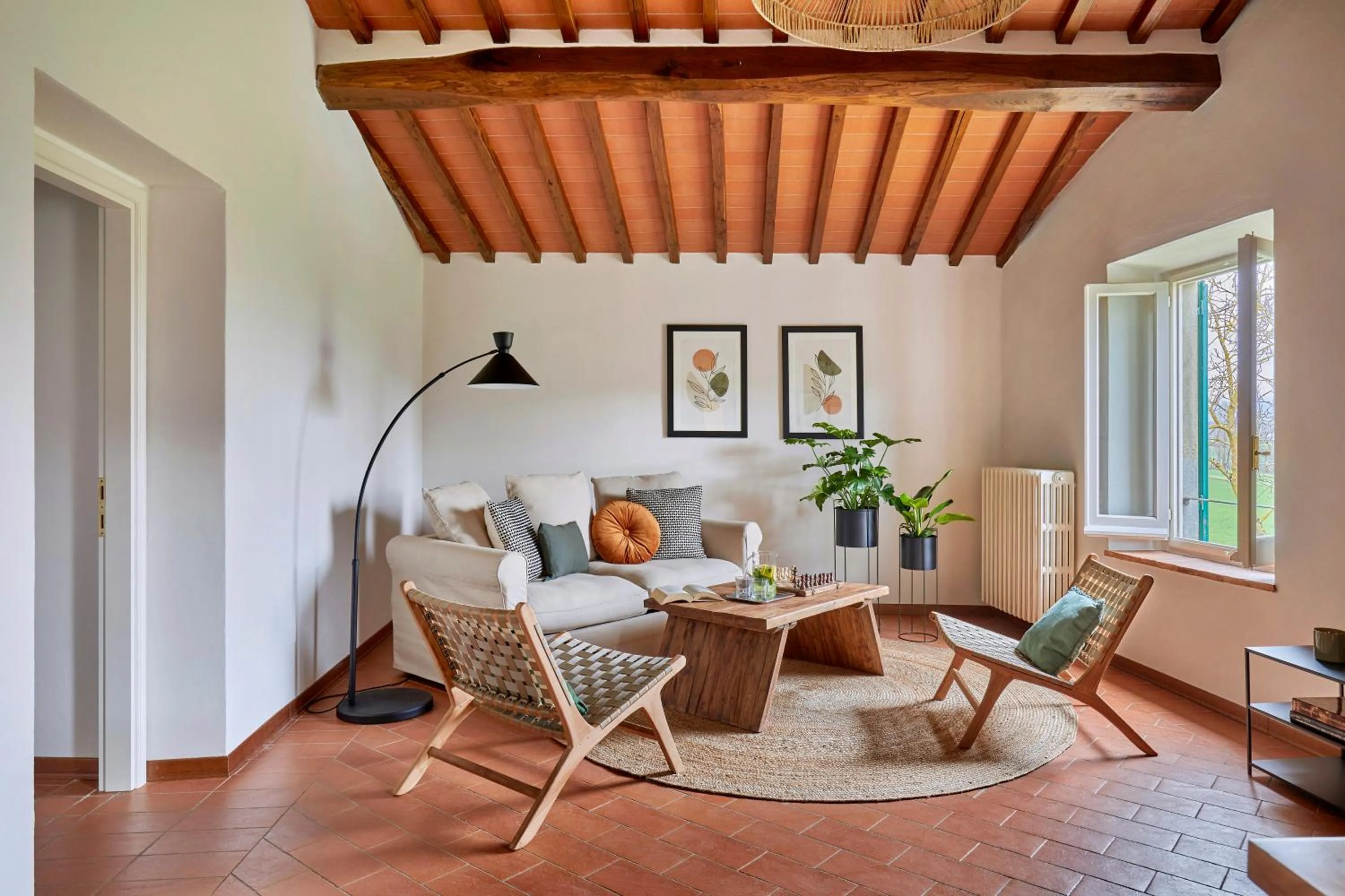 Living room in Agriturismo Borgo Scaffaia