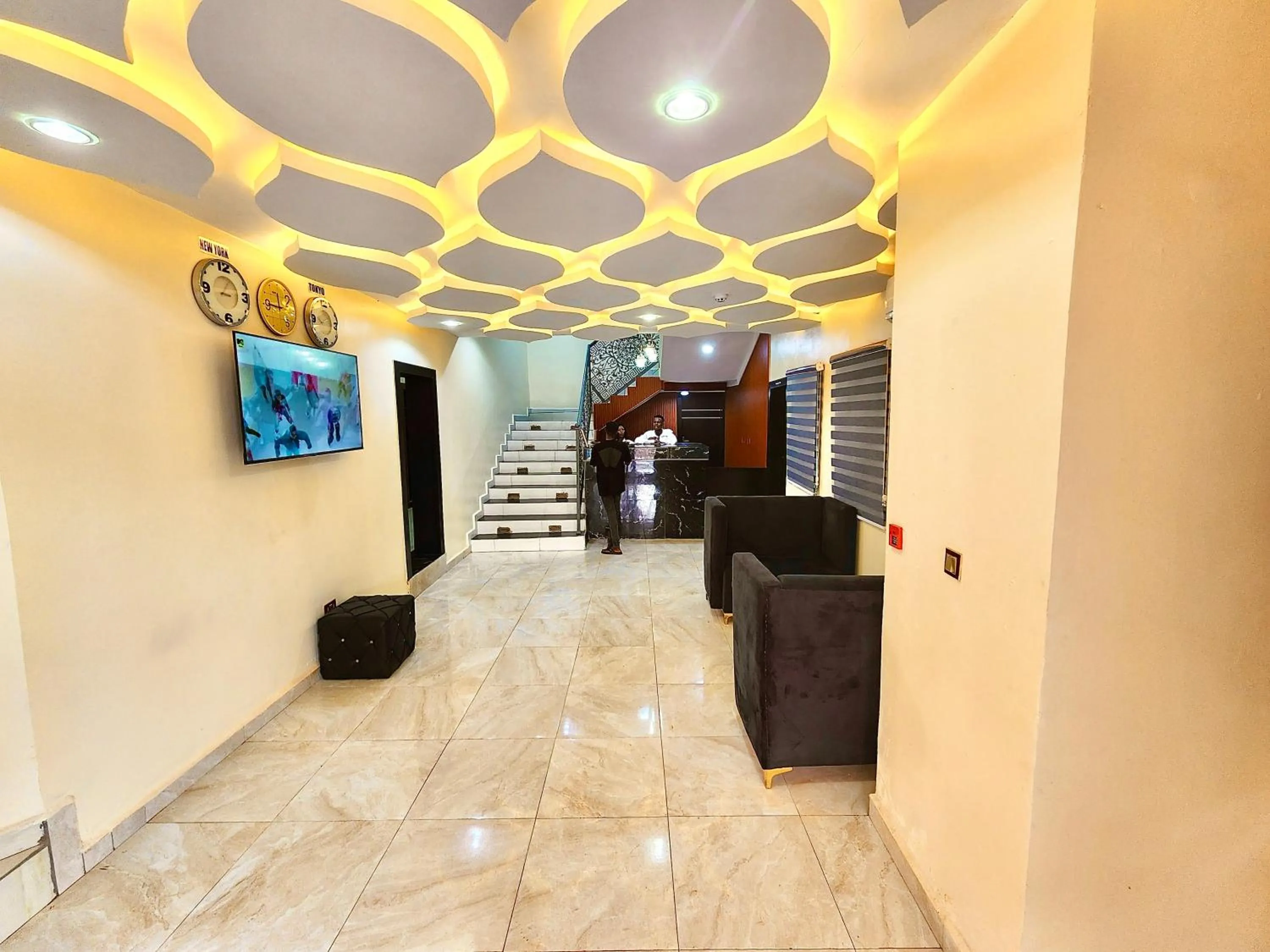 Lobby or reception in Buddiez Hotel & Resort