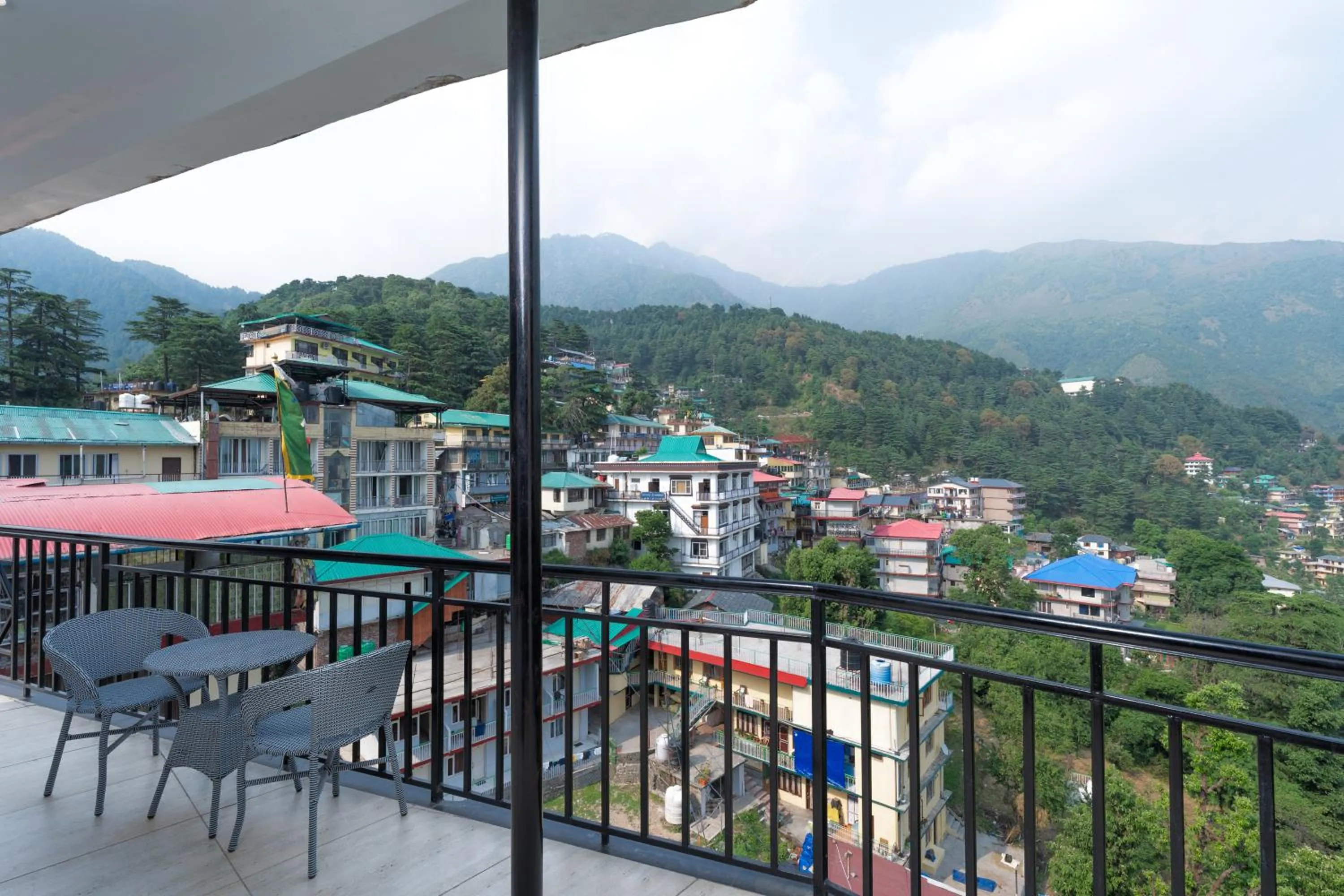 Mountain view in Hotel Buddha's Abode- Best Hotel in McleodGanj Main Market