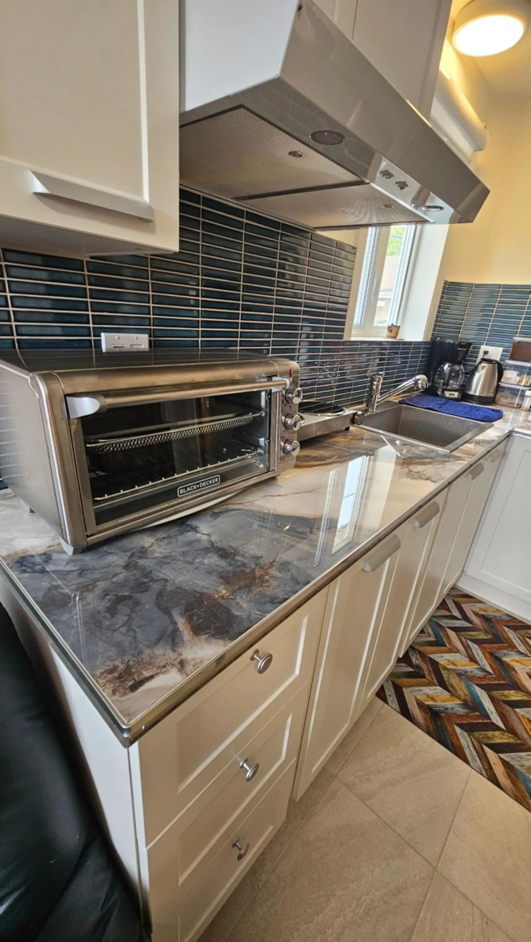 Kitchen or kitchenette in Séjour Flèche du fjord vue Saguenay Mont Valin