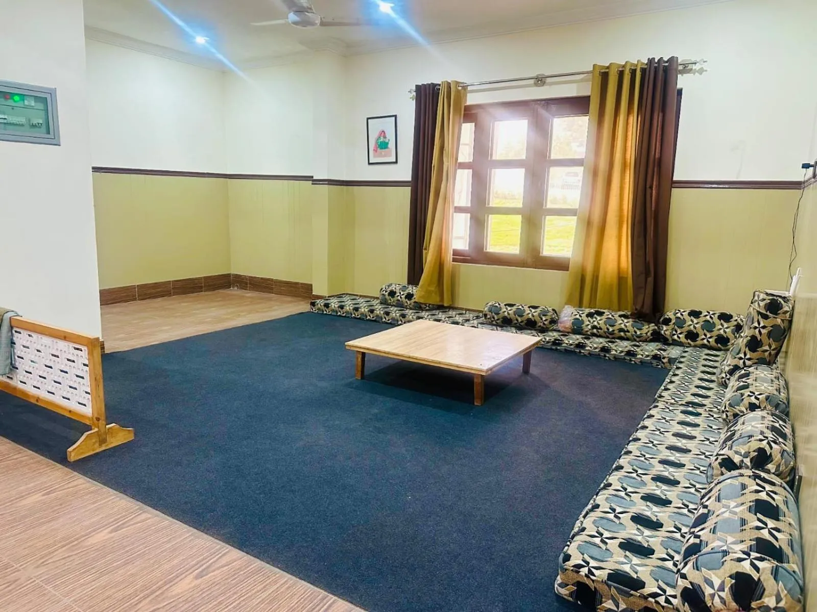 Seating area in The Yak Motel