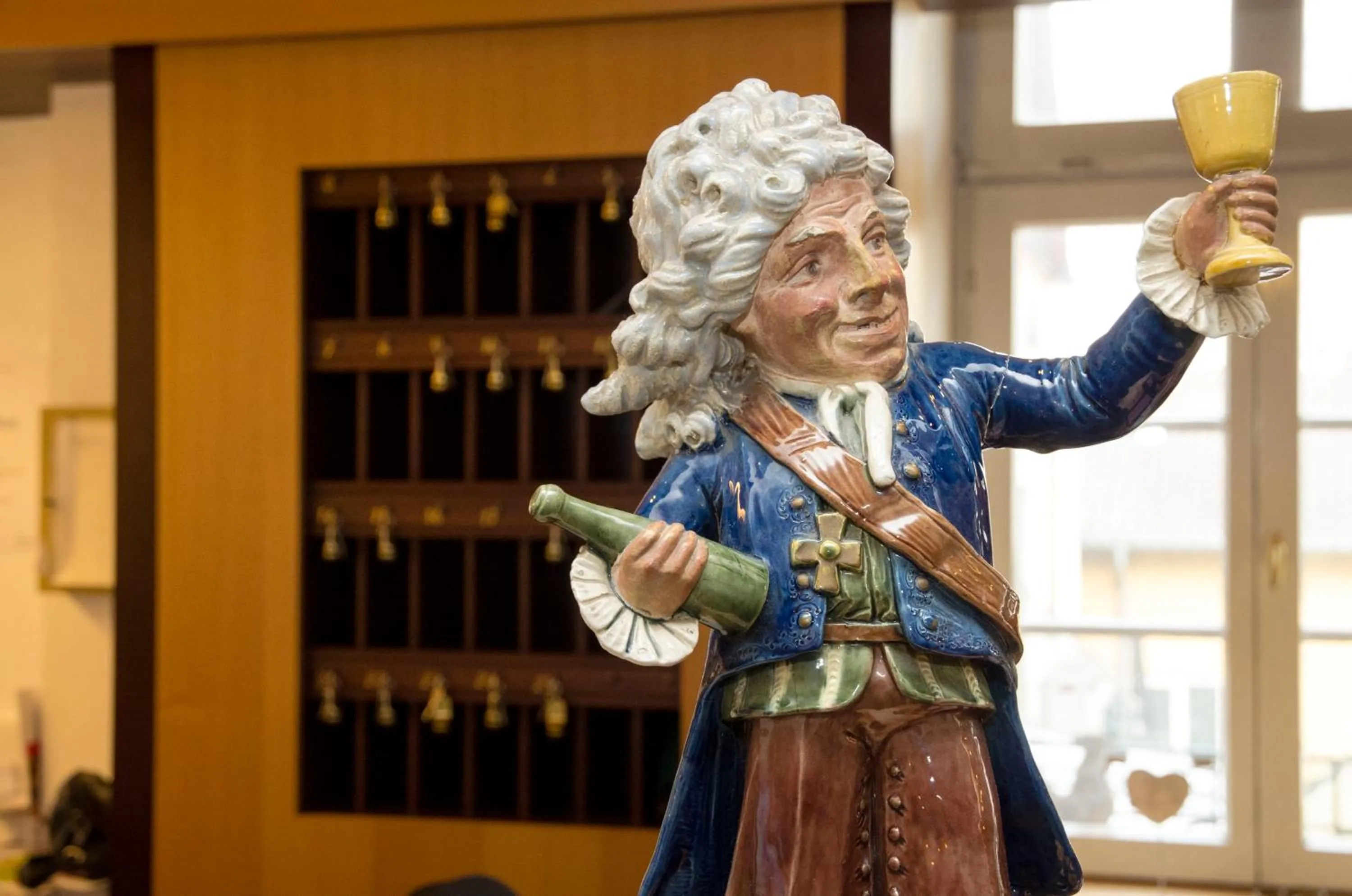 Lobby or reception in Hotel Perkeo