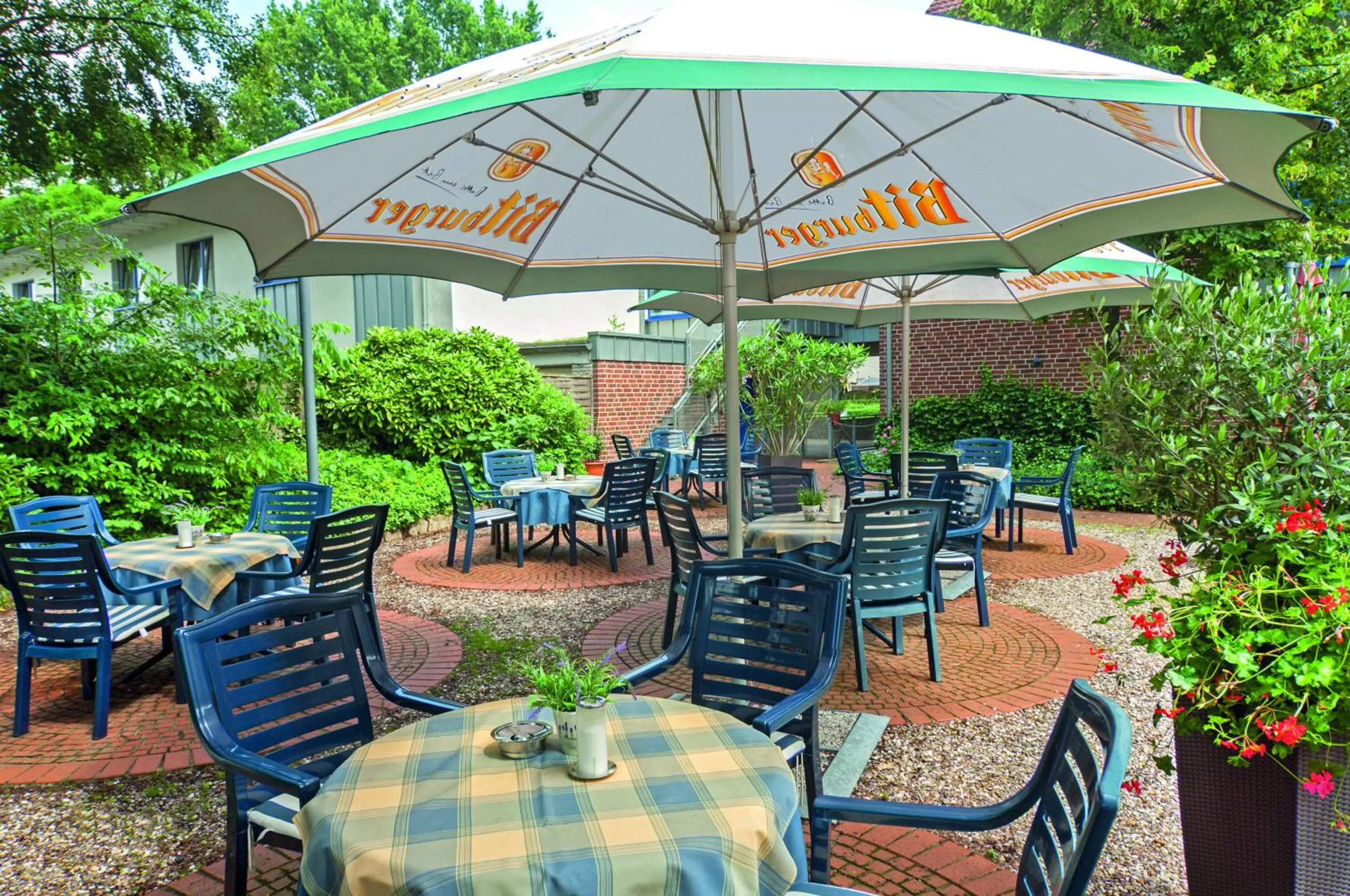 Patio in Akzent Hotel-Restaurant Albert