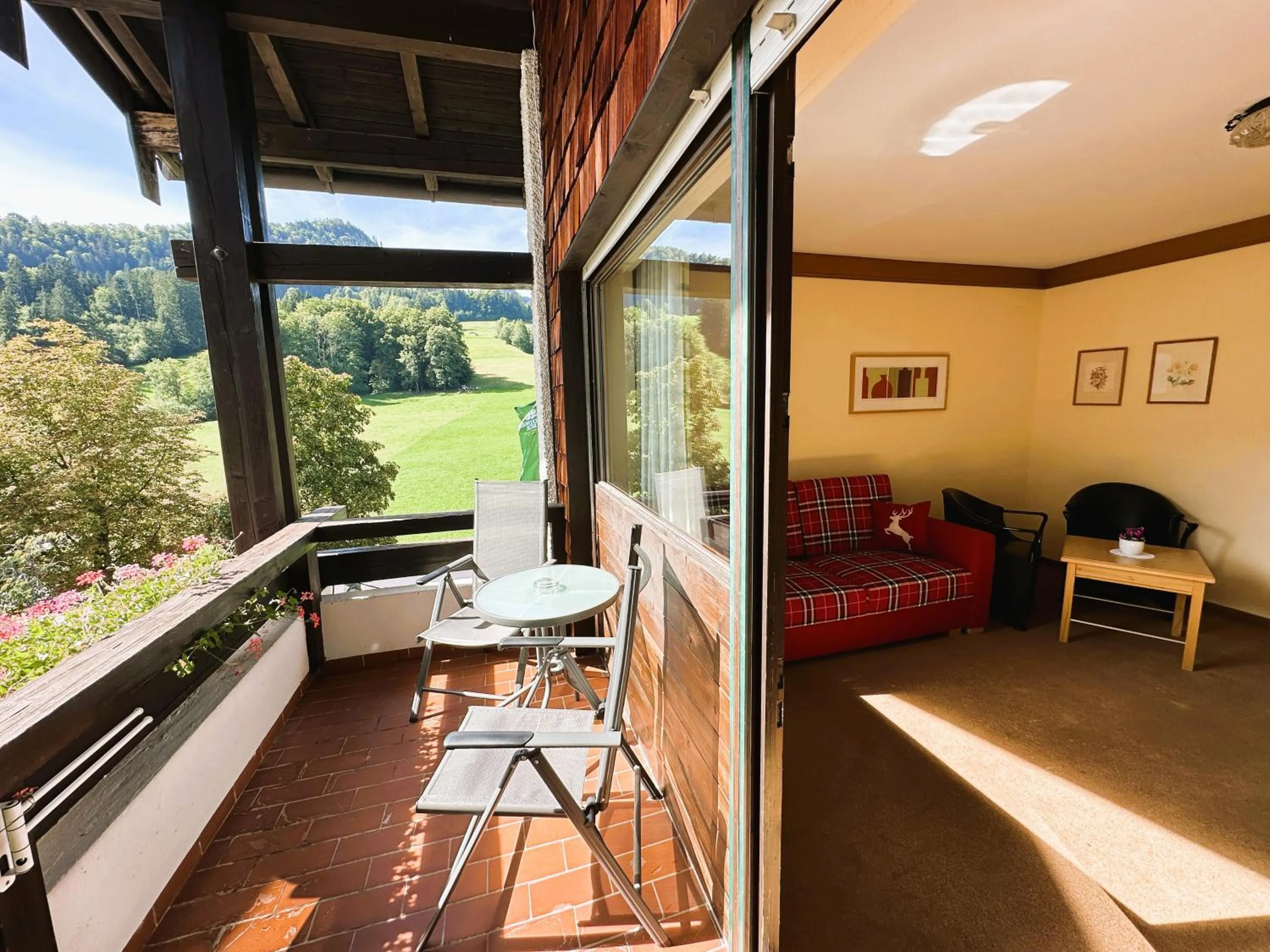 Balcony/Terrace in Landhotel Maiergschwendt inkl Chiemgaukarte