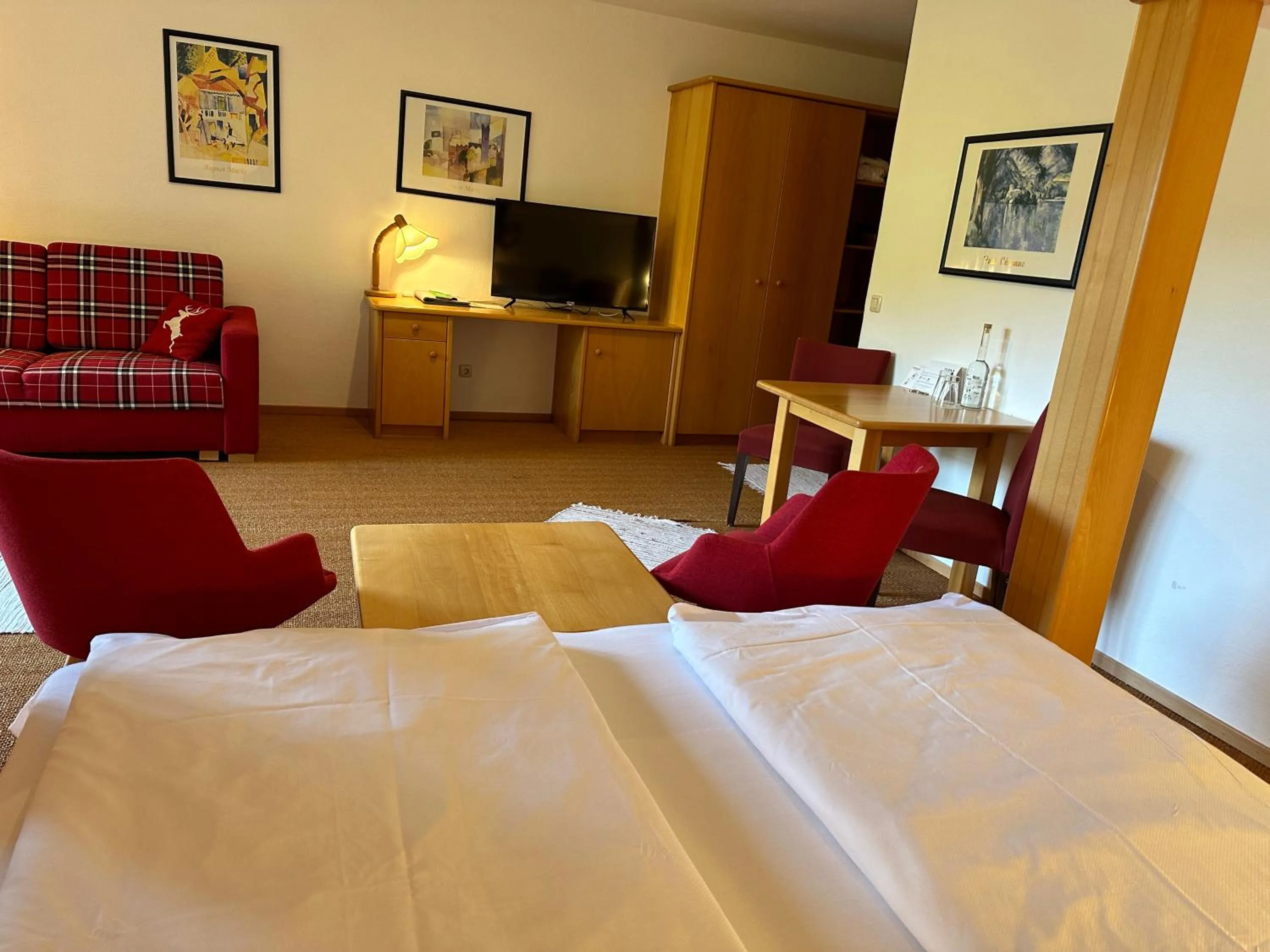 Photo of the whole room, Bed in Landhotel Maiergschwendt inkl Chiemgaukarte