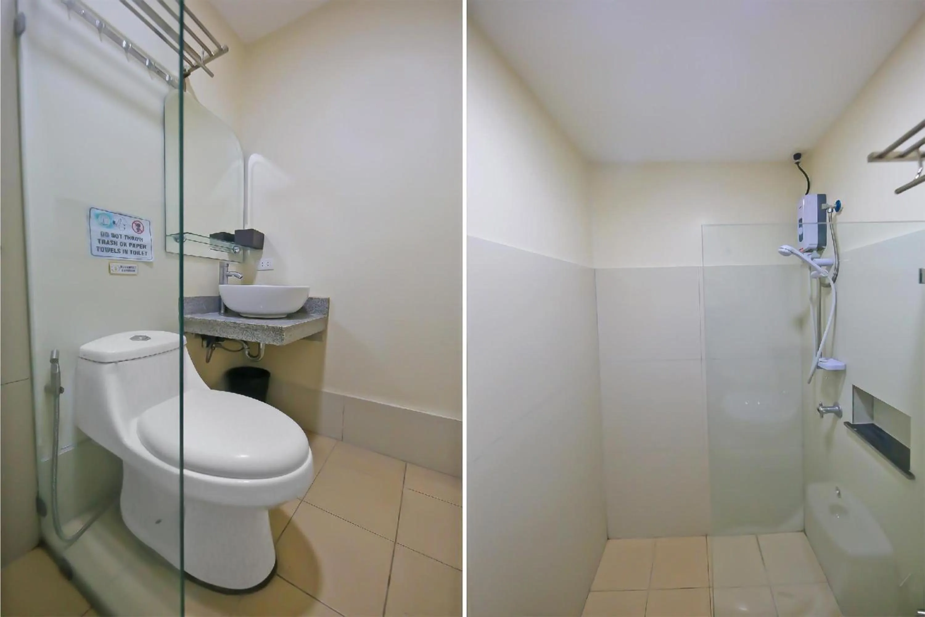 Bathroom in Loveness Apartelle