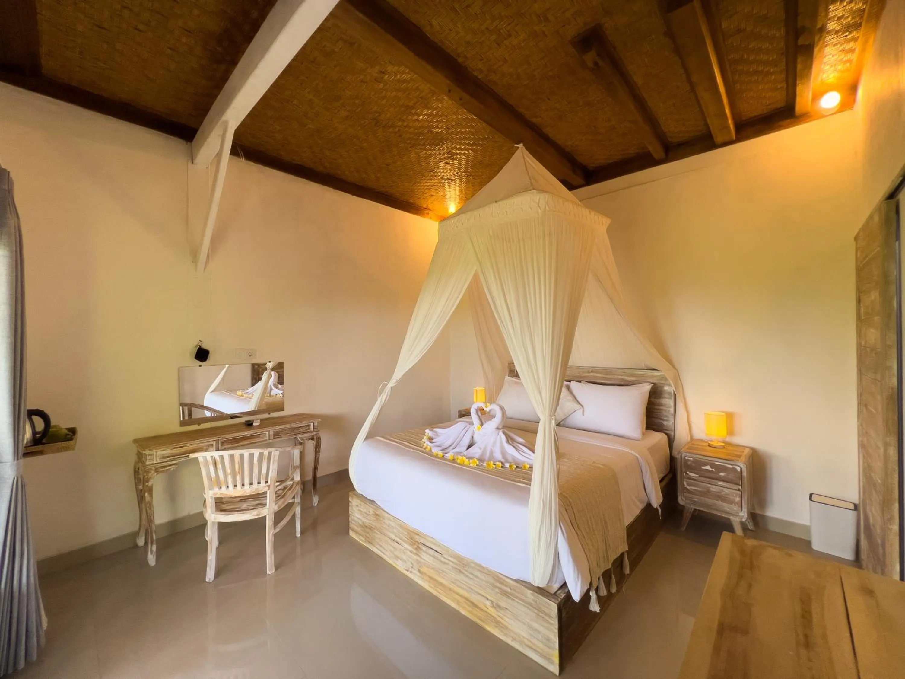 Bed in Sunset Hill Penida Resort